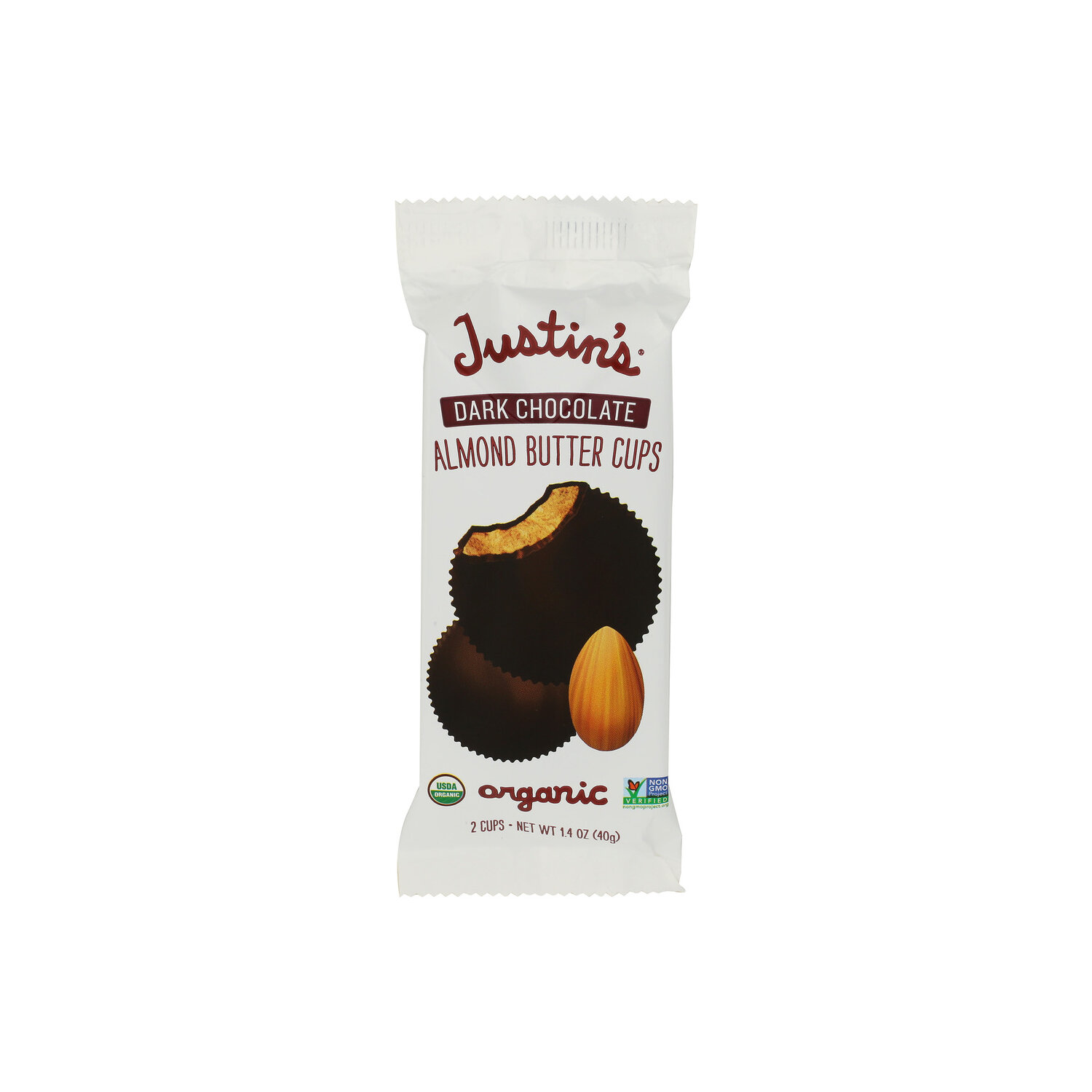 JUSTIN's Dark Chocolate Almond Butter - 0.7 Ounce - 2 Count Image 1 of 4