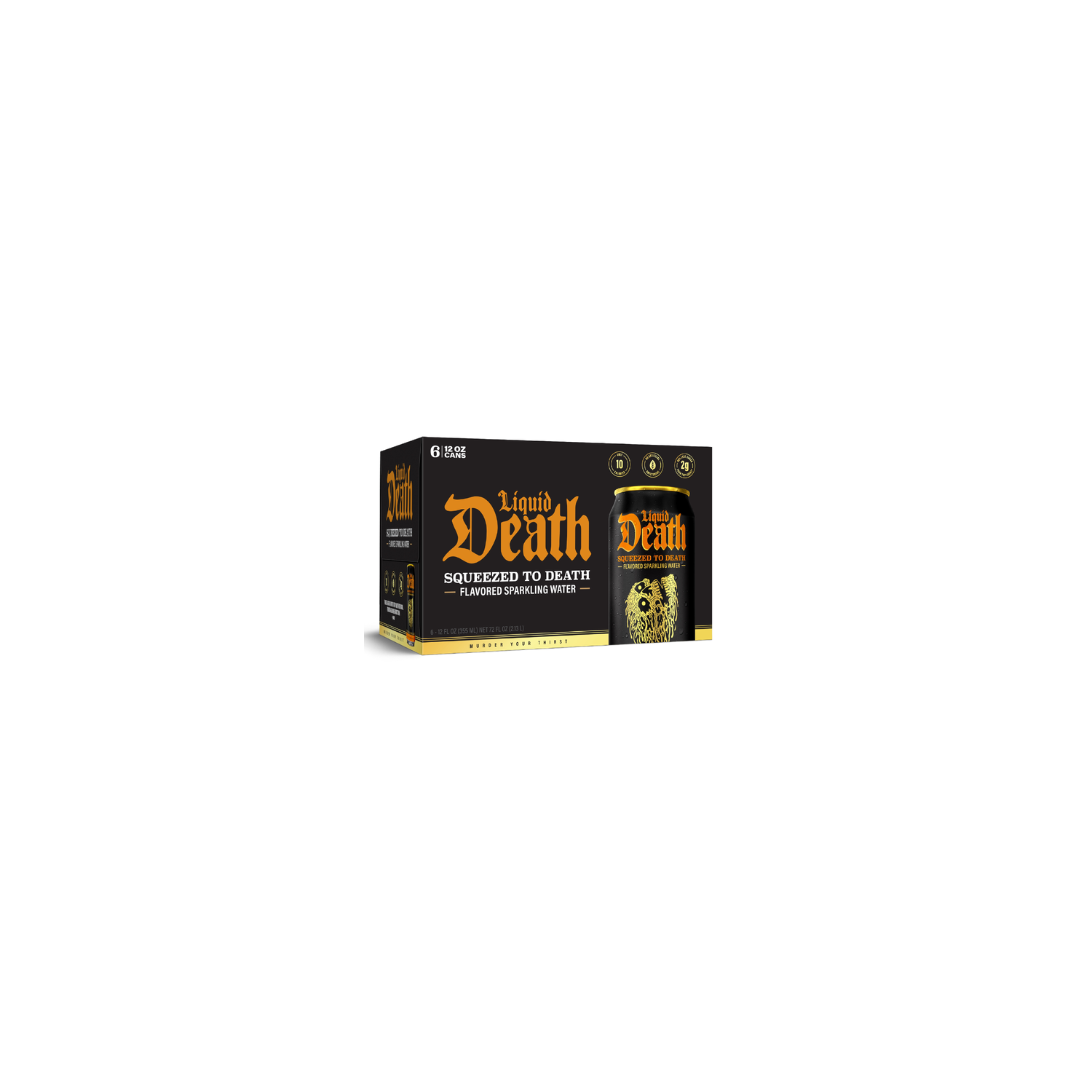 Liquid Death Squeezed To Sparkling Water 6pk - 12 Fluid Ounce - 6 Count