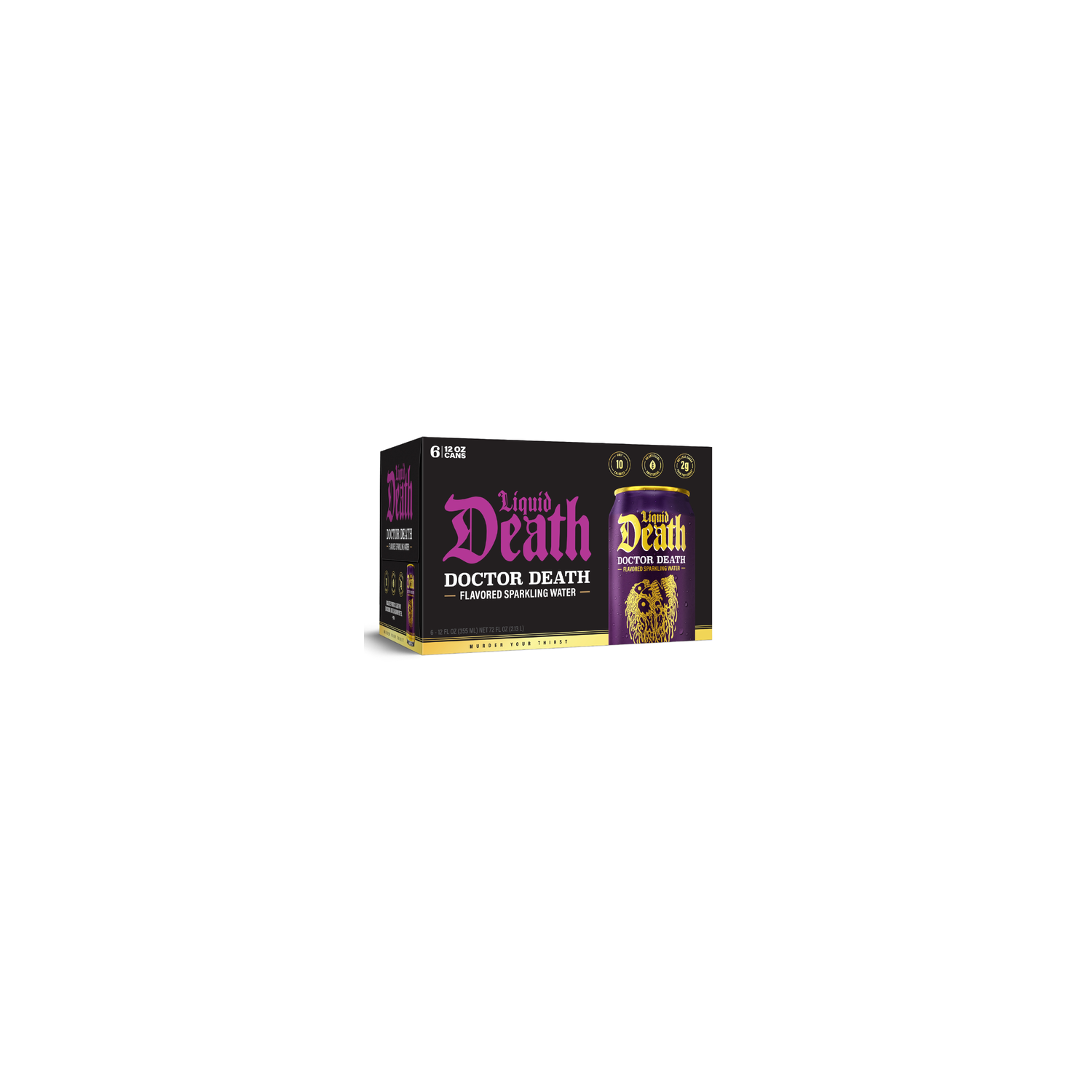 Liquid Death Doctor Sparkling Water 6pk - 12 Fluid Ounce - 6 Count