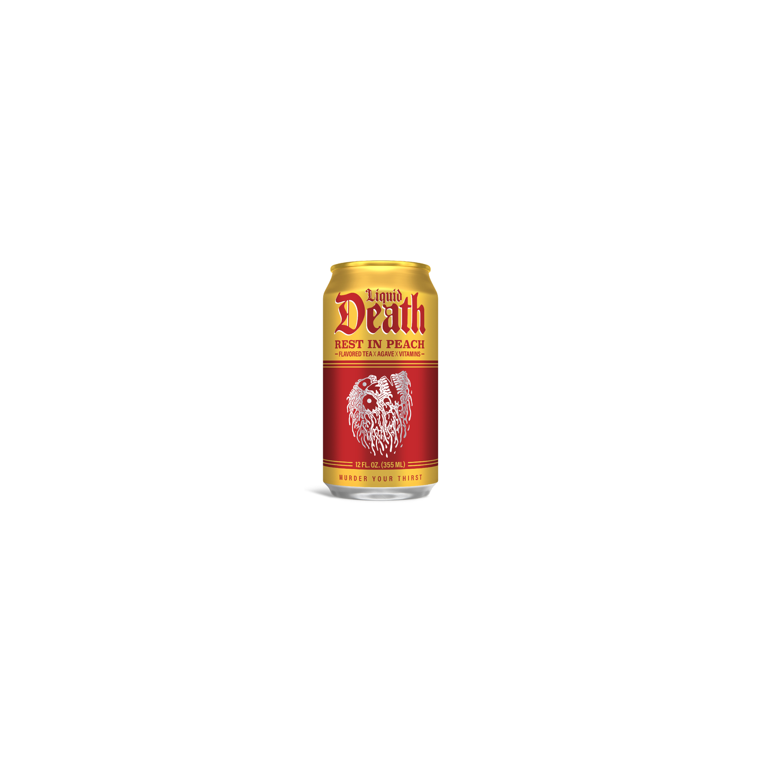Liquid Death Rest In Peach Flavored Tea - 12 Fluid Ounce - 6 Count Image 1 of 3