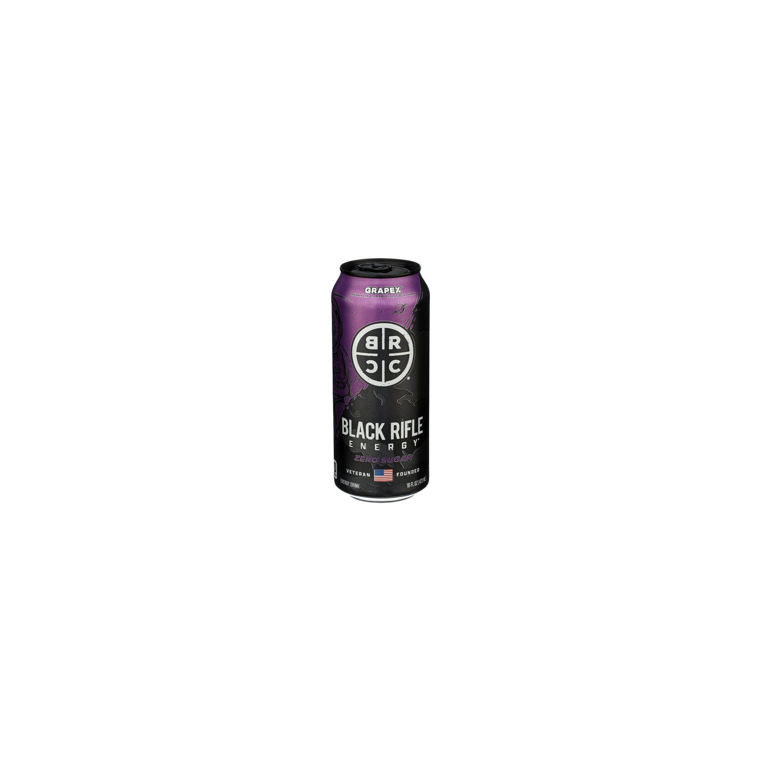 Black Rifle Coffee Company Grape Carbonated Caffine Energy Zero Sugar Drink, Grapex - 16 Fluid Ounce Image 1 of 4