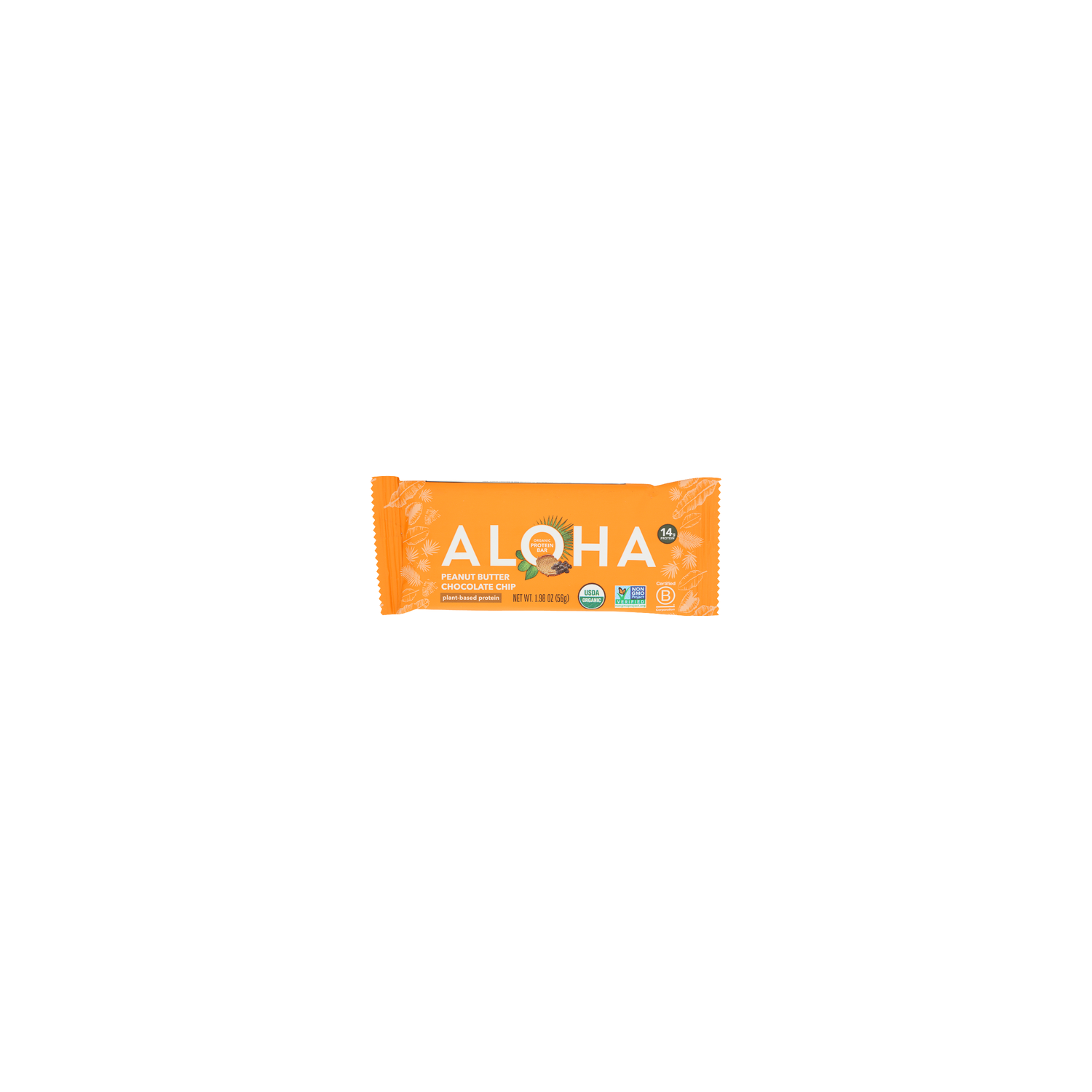 Aloha Peanut Butter Chocolate Chip Protein Bar - 1.98 Ounce Image 1 of 4