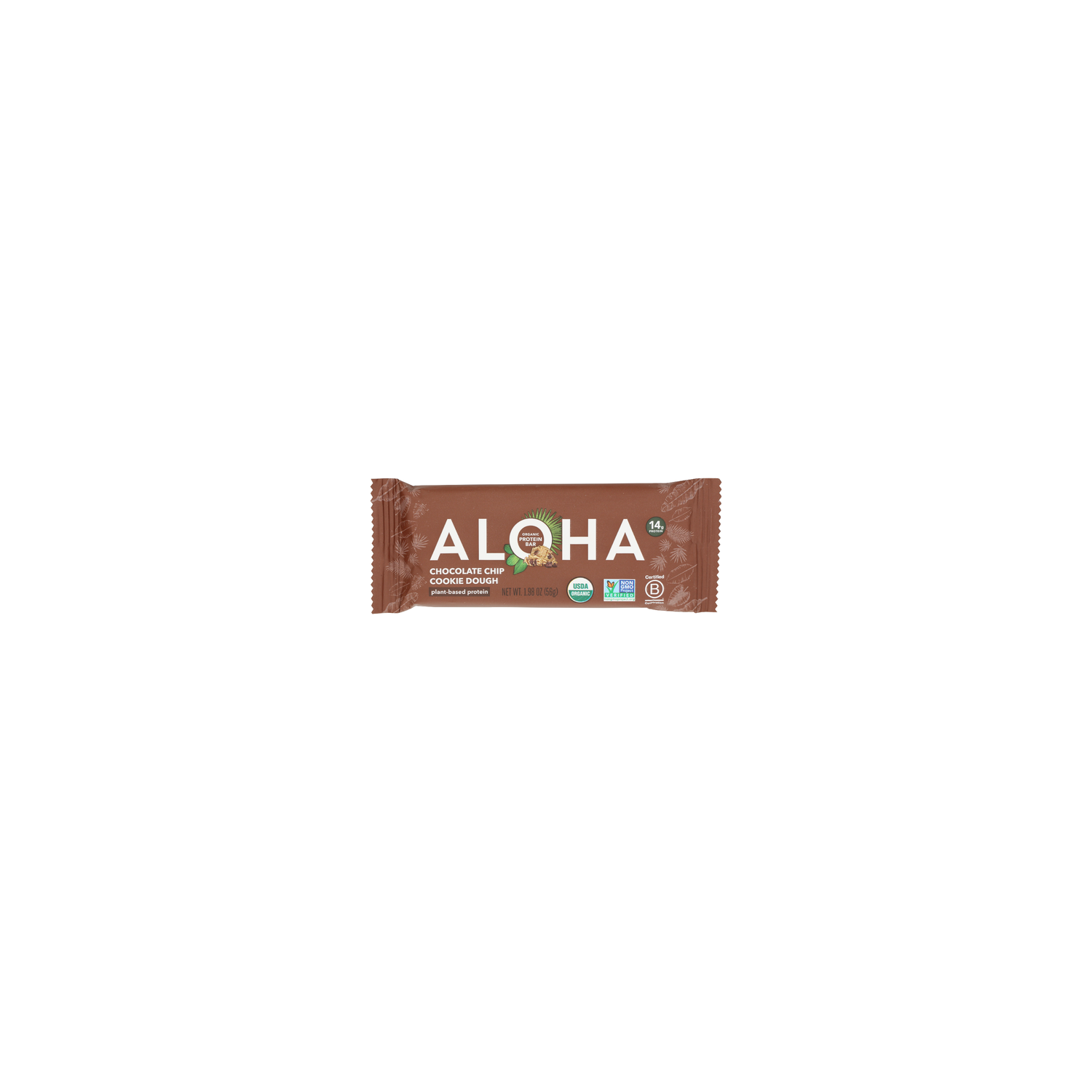 Aloha Chocolate Chip Cookie Dough Protein Bar - 1.98 Ounce Image 1 of 4