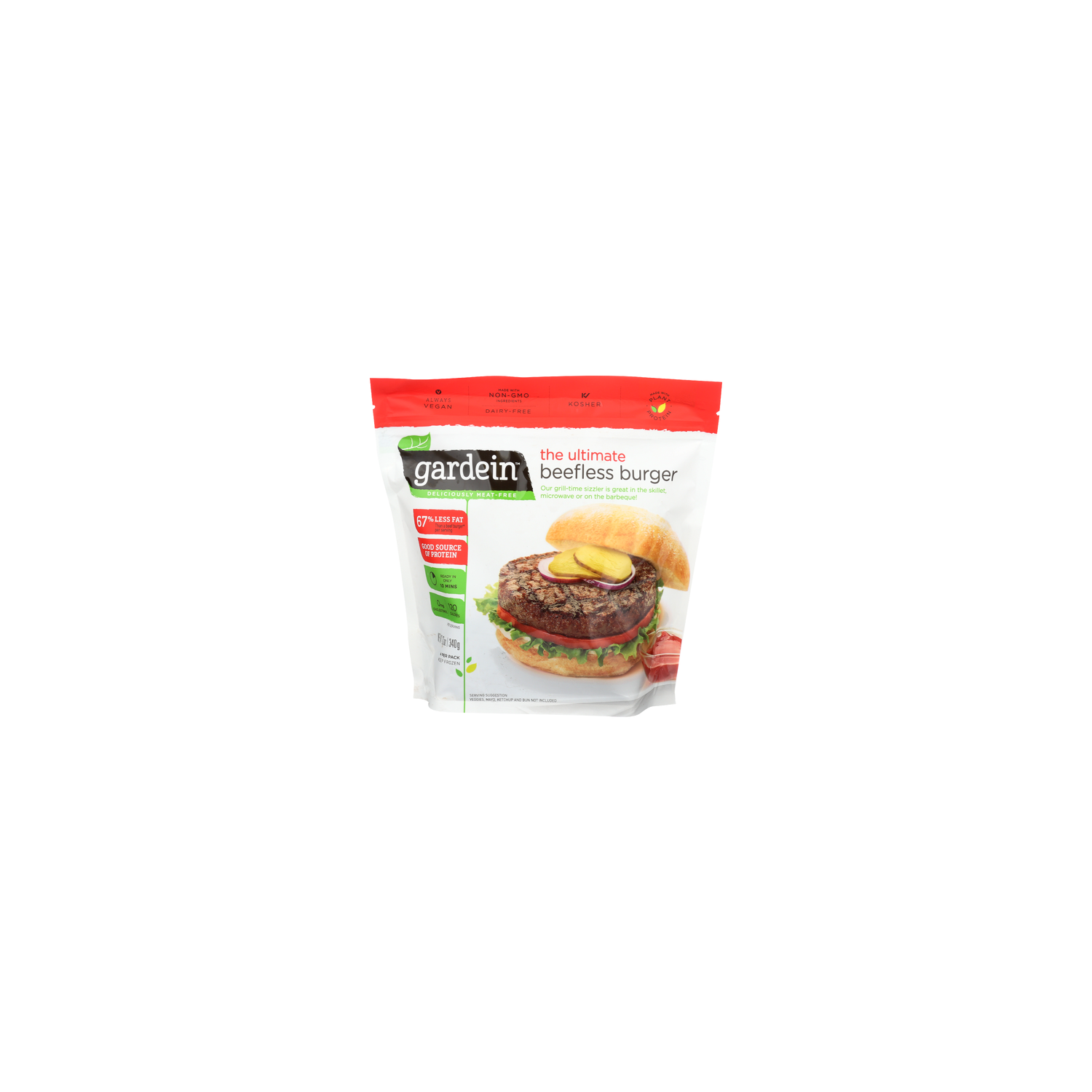 Gardein Be'f Burger Ultimate Beefless - 3 Ounce - 4 Count Image 1 of 4