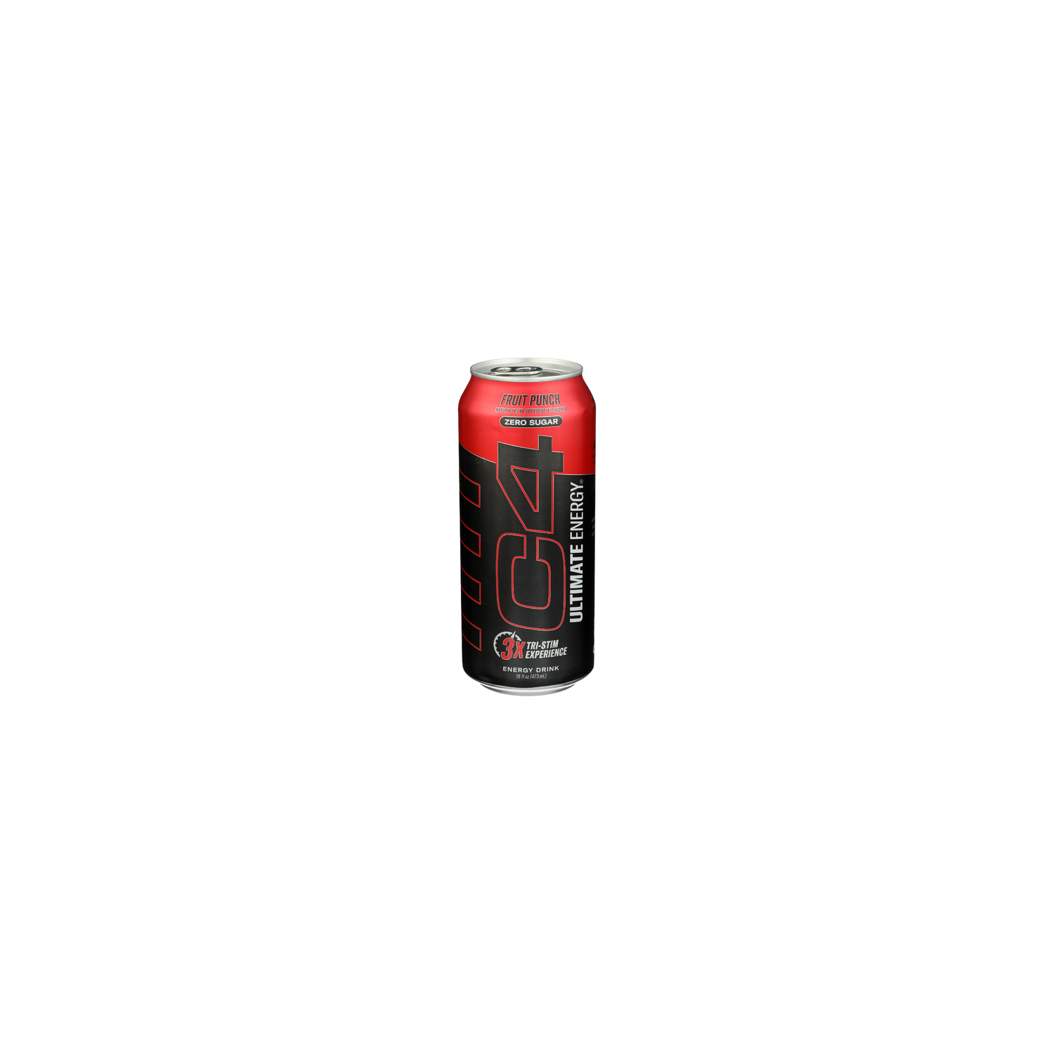 C4 Fruit Punch Carbonated Ultimate Energy Carb - 16 Fluid Ounce Image 1 of 4