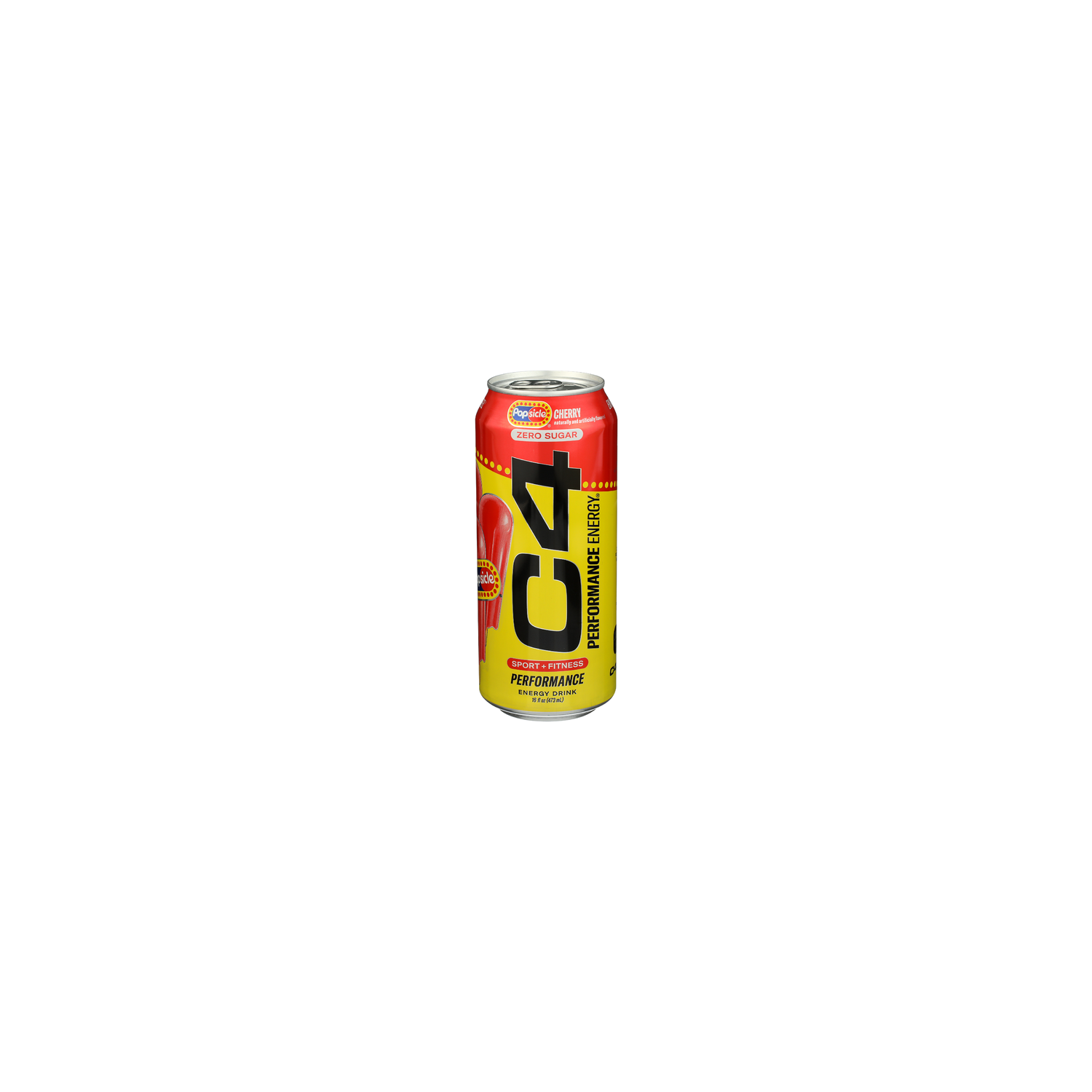 C4 Cherry Popsicle Carbonated Performance Energy X - 16 Fluid