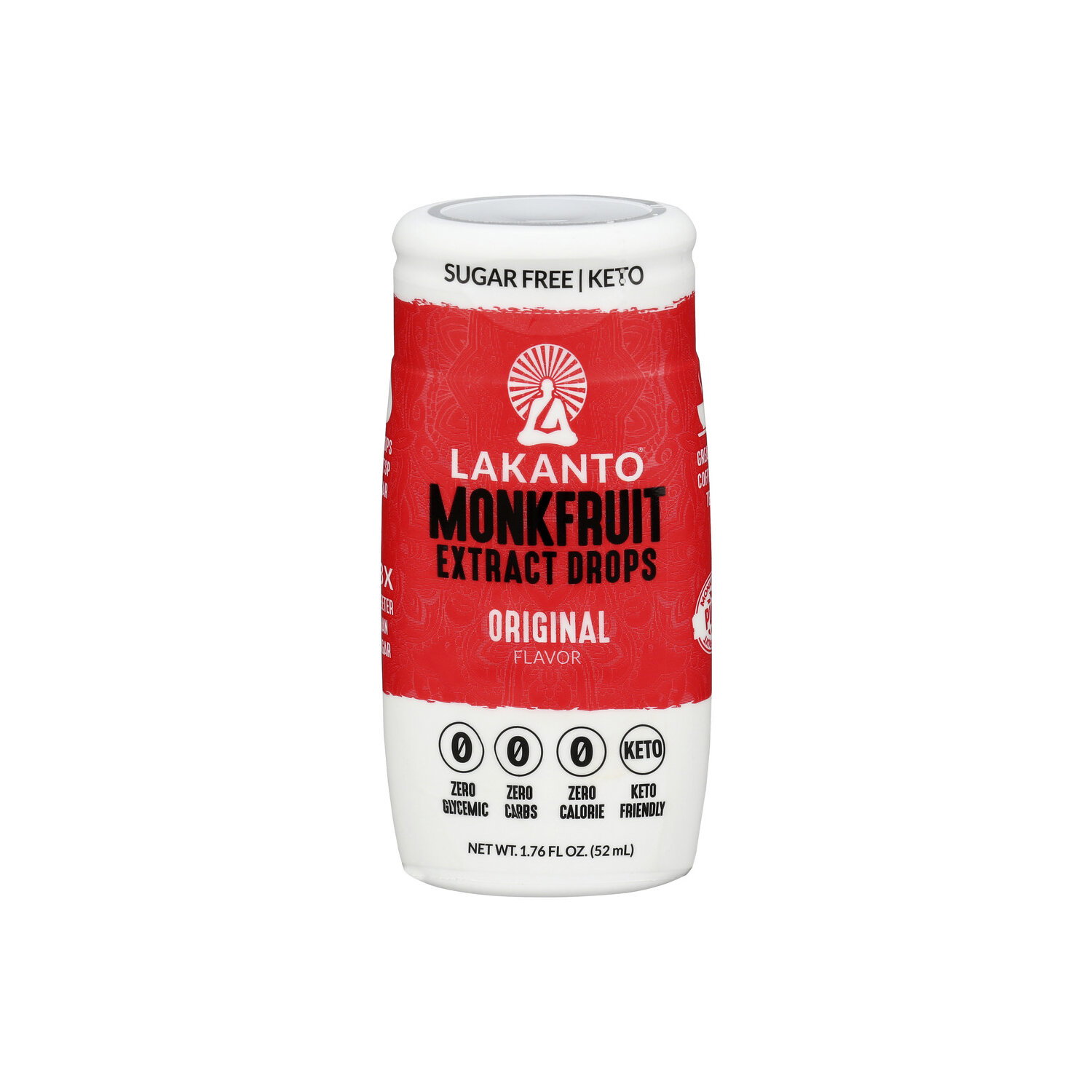 Lakanto Original Liquid Monkfruit Extract Drops Monk Fruit Sweetener - 1.76 Fluid Ounce Image 1 of 4