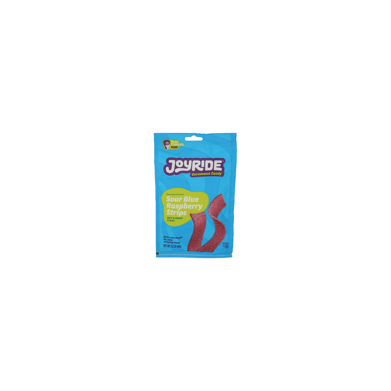 JOYRIDE Sour Blue Raspberry Strips - 3.5 Ounce Image 1 of 4