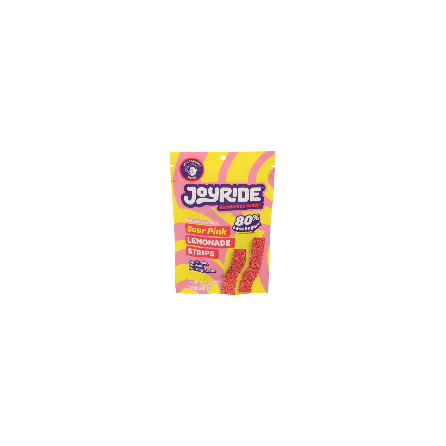 Joyride Pink Lemonade Sour Strips - 3.5 Ounce Image 1 of 4