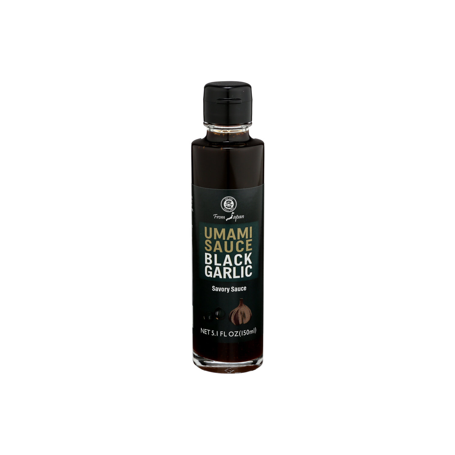 Muso From Japan Umami Soy Sauce Black Garlic - 5.1 Fluid Ounce Image 1 of 2
