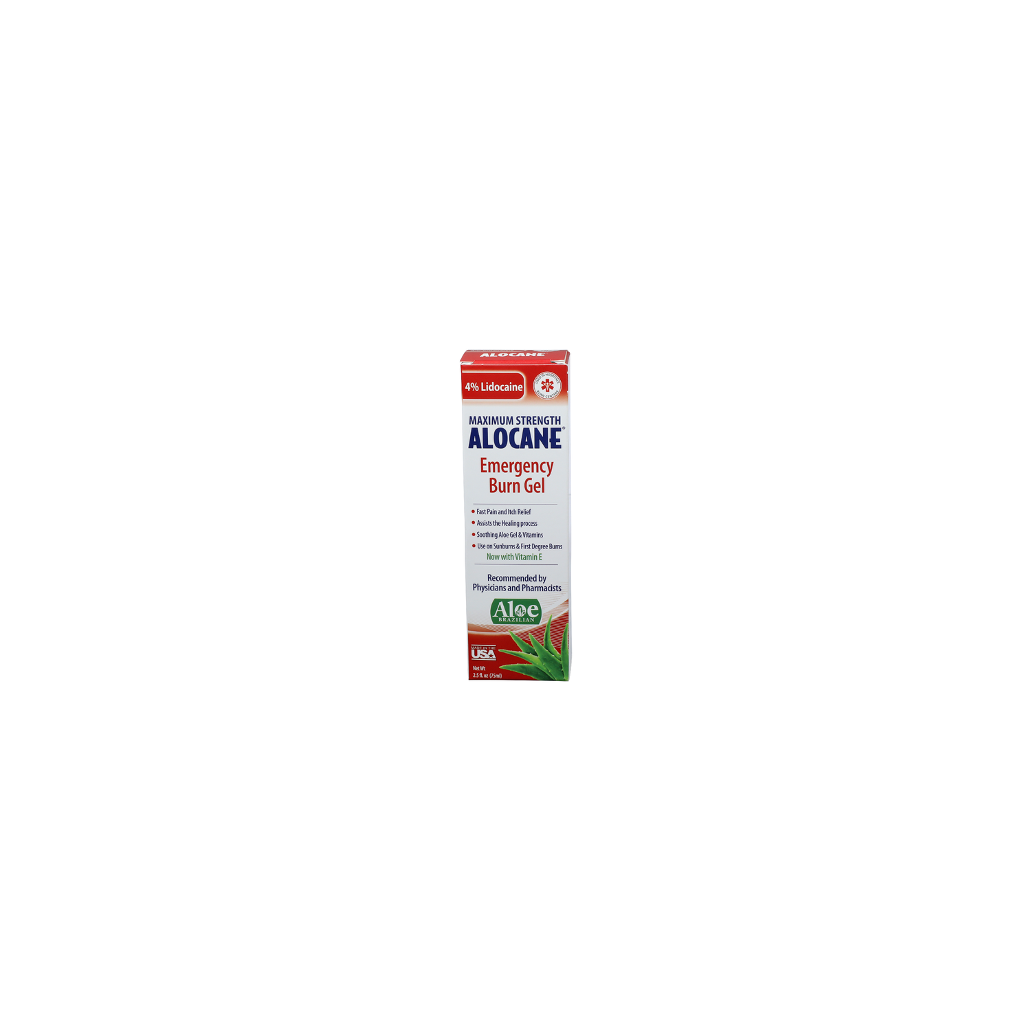 Alocane Aloe Brazilian Emergency Burn Gel - 2.5 Fluid Ounce Image 1 of 3