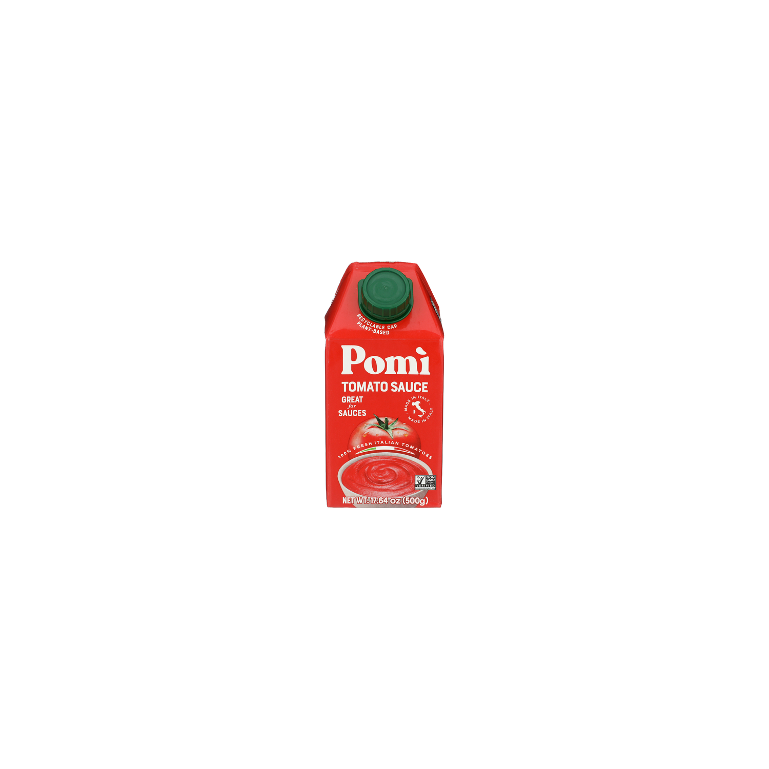 Pomi 100% Italian Tomatoes Strained Tomato Sauce - 17.64 Ounce Image 1 of 4