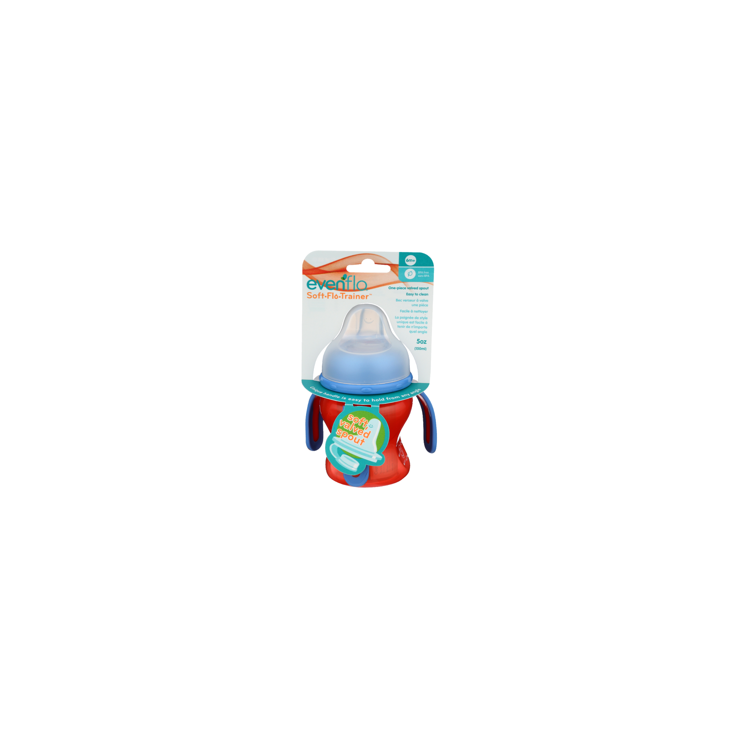 Evenflo Soft, Valved Spout Soft-Flo-Trainer - 5 Ounce Image 1 of 2