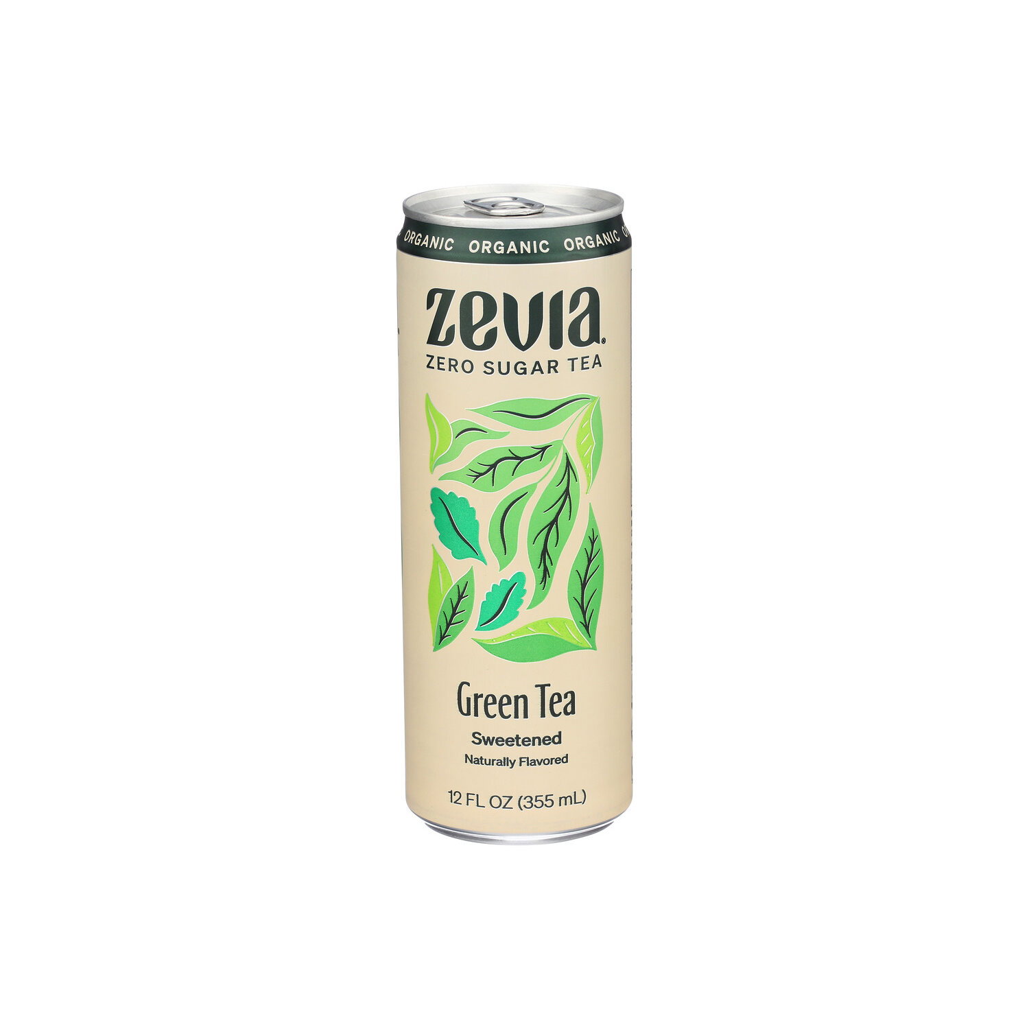 Zevia Green Tea Sweetened - 12 Fluid Ounce Image 1 of 4
