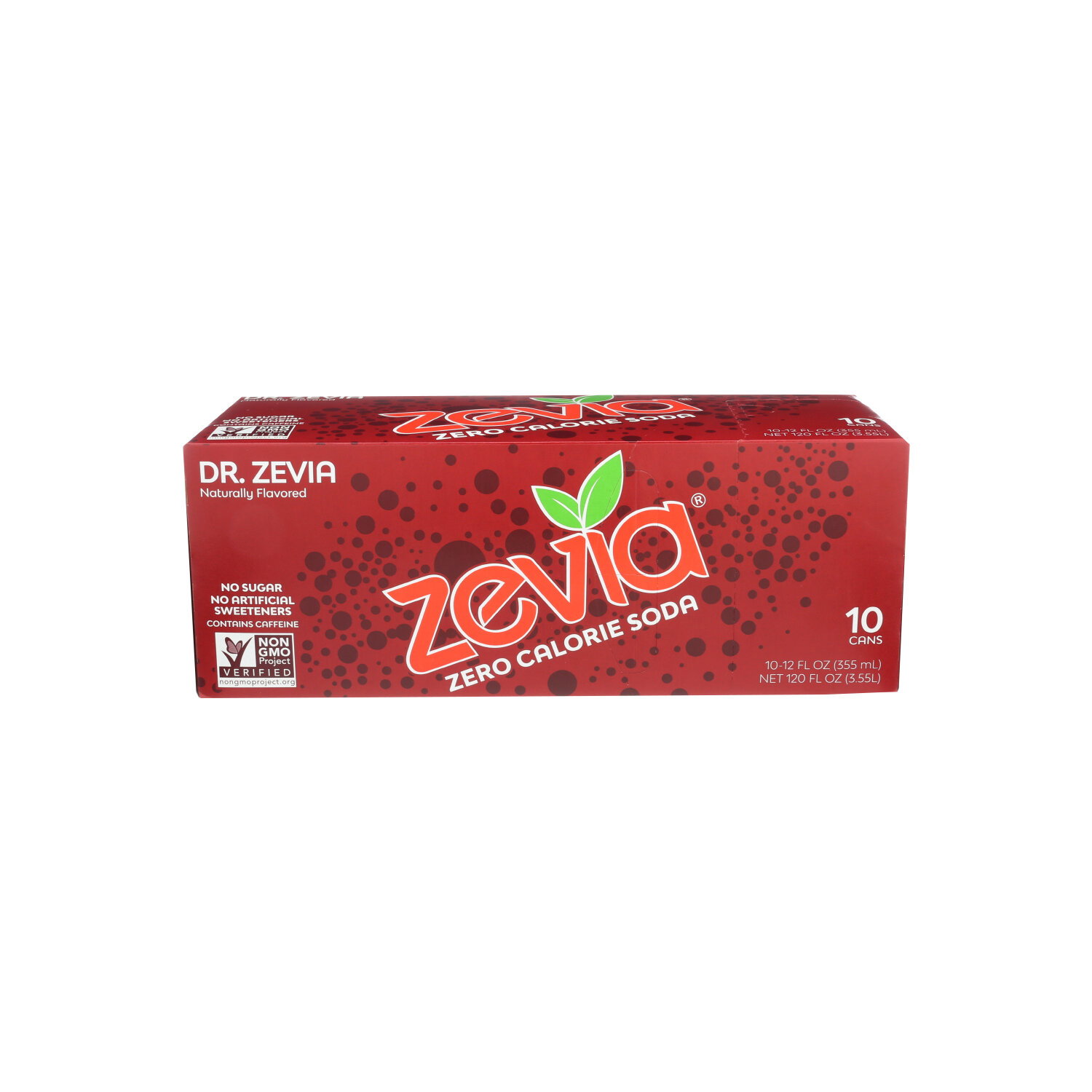 Zevia Soda DR - 12 Fluid Ounce - 10 Count Image 1 of 2