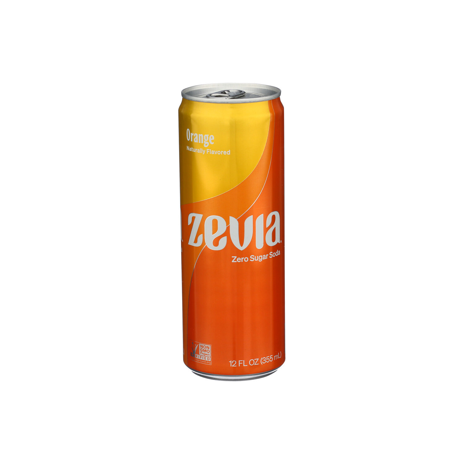 soda① Zevia Orange Zero Calorie Soda - 12 Fluid Ounce - Super 1 Foods