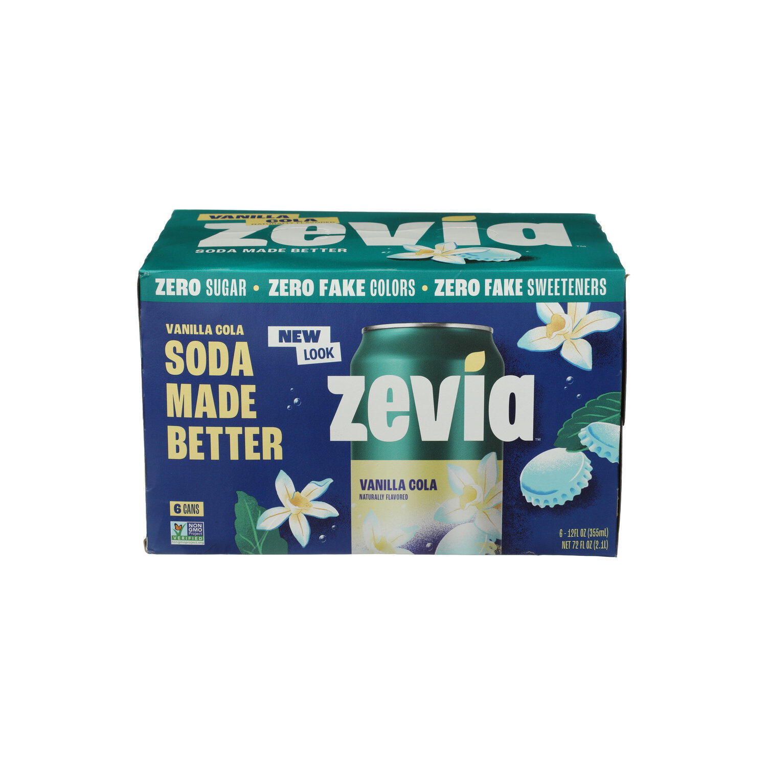 Zevia Vanilla Cola Soda - 12 Fluid Ounce - 6 Count - Spring Market