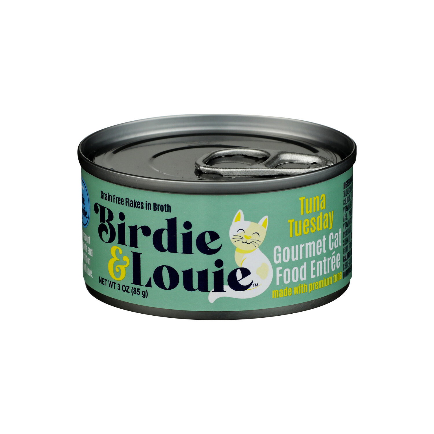 BIRDIE & LOUIE Tuna Tuesday Wet Cat Food Entrée - 3 Ounce Image 1 of 4