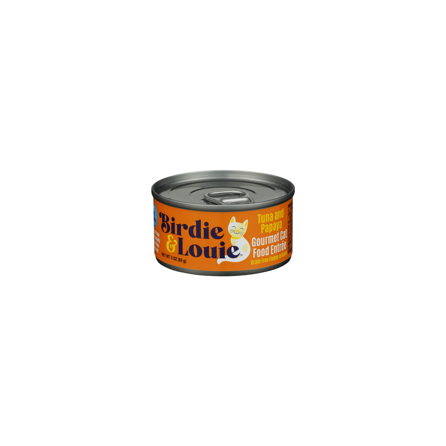 BIRDIE & LOUIE Tuna & Papaya Wet Cat Food Entrée - 3 Ounce Image 1 of 4