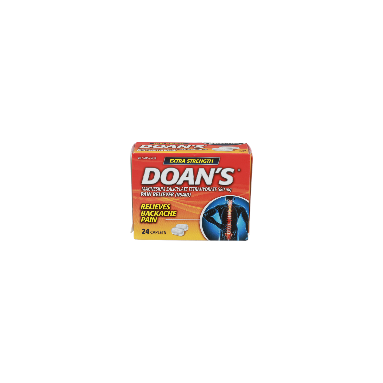 DOAN's Relieves Backache Pain Reliever Nsaid - 24 Count Image 1 of 4