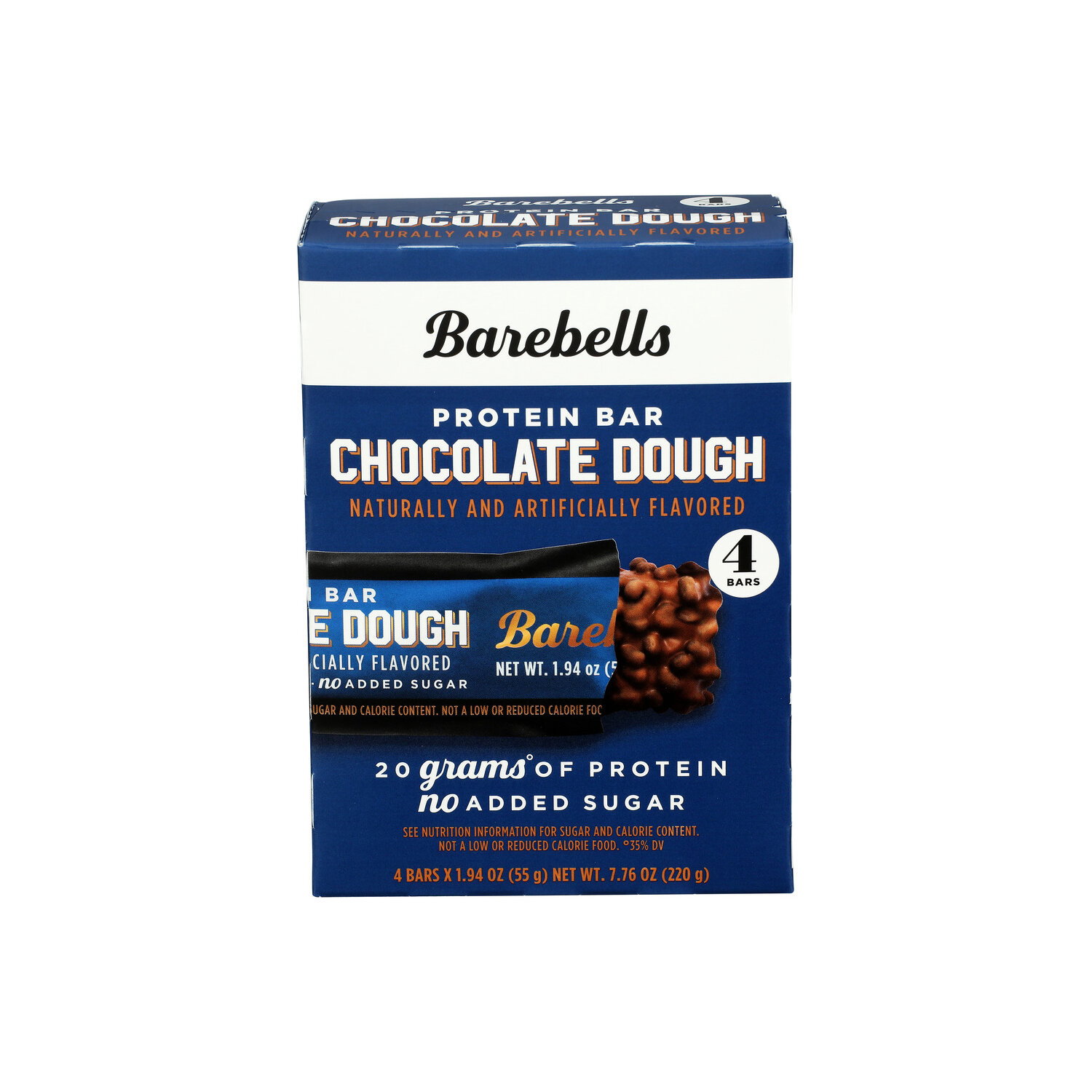 Barebells Chocolate Dough Protein Bars - 1.94 Ounce - 4 Count Image 1 of 3
