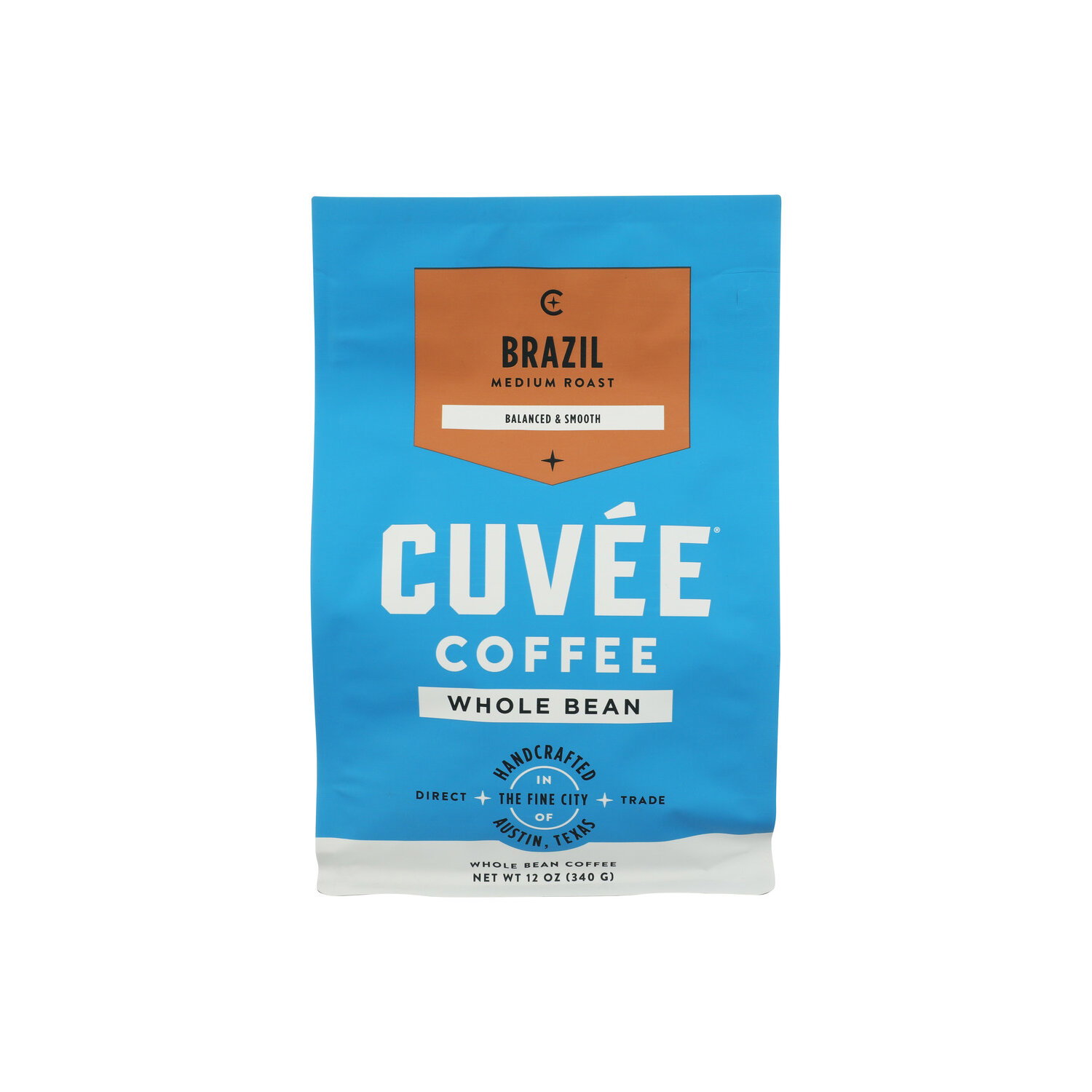 Cuvee Coffee Brazil Single Orgin Whole Bean - 12 Ounce Image 1 of 2