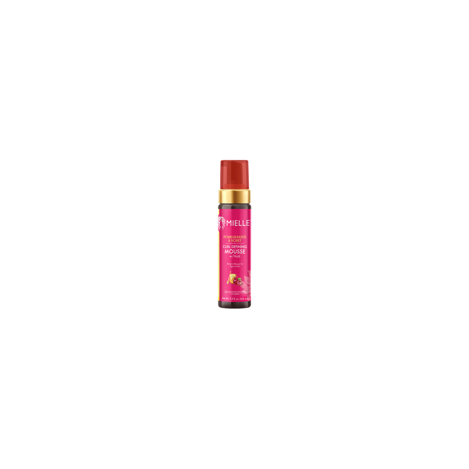 Mielle Pomegranate & Honey Curl Defining Mousse With Hold - 7.5 Fluid Ounce