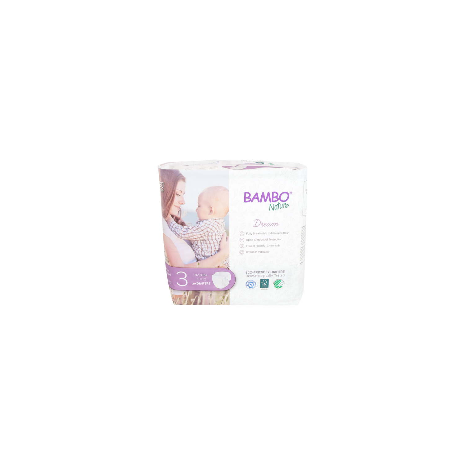 BAMBO NATURE Diapers Baby Size 3 - 29 Count Image 1 of 2