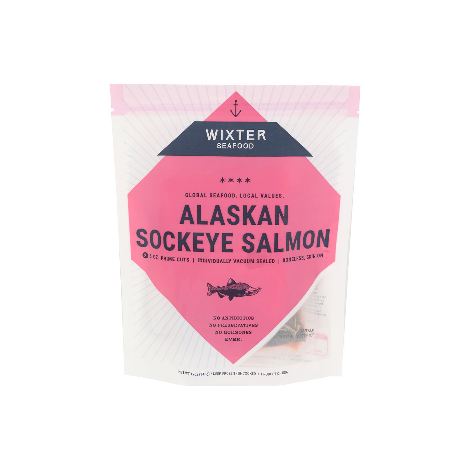 Wixter Seafood Alaskan Sockeye Salmon - 6 Ounce - 2 Count Image 1 of 4