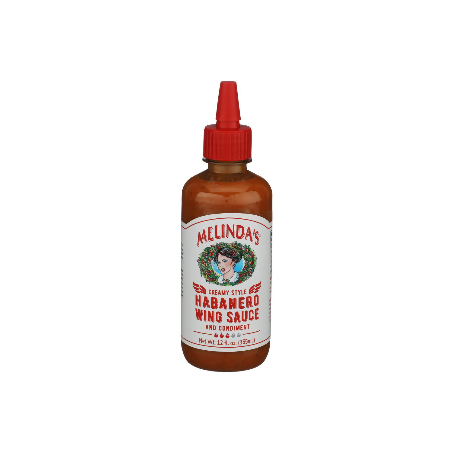 MELINDA's Habanero Sauce Wing Cream - 12 Fluid Ounce Image 1 of 4