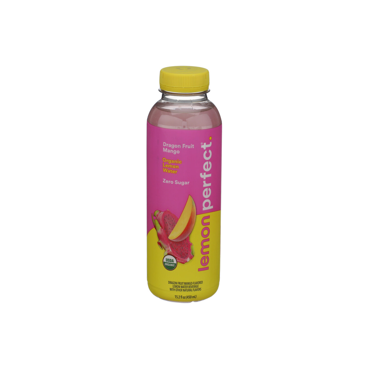 lemon perfect Zero Sugar Dragon Fruit Mango Organic Lemon Water - 15.2 Fluid Ounce Image 1 of 4