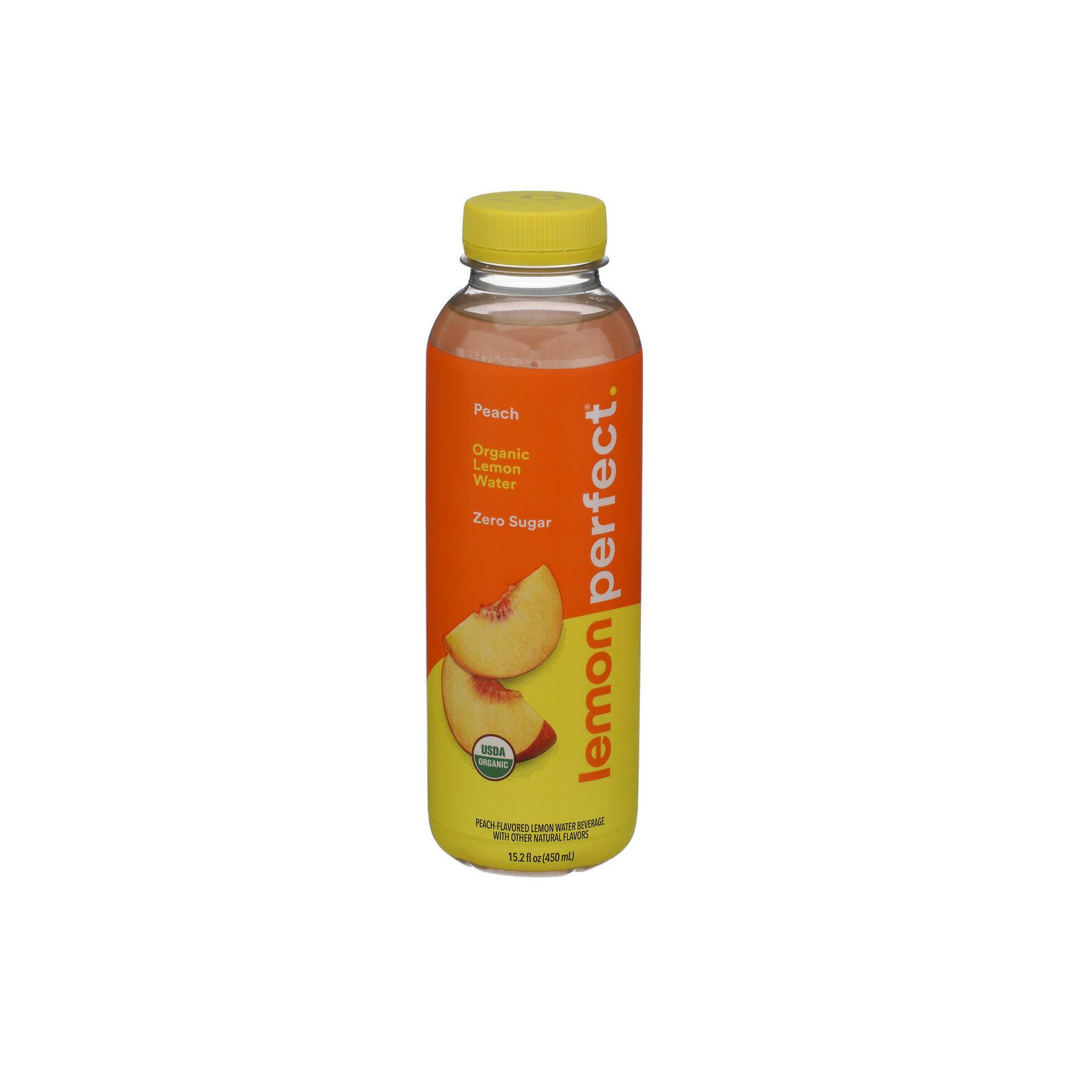 lemon perfect Zero Sugar Peach Raspberry Organic Lemon Water - 15.2 Fluid Ounce Image 1 of 4