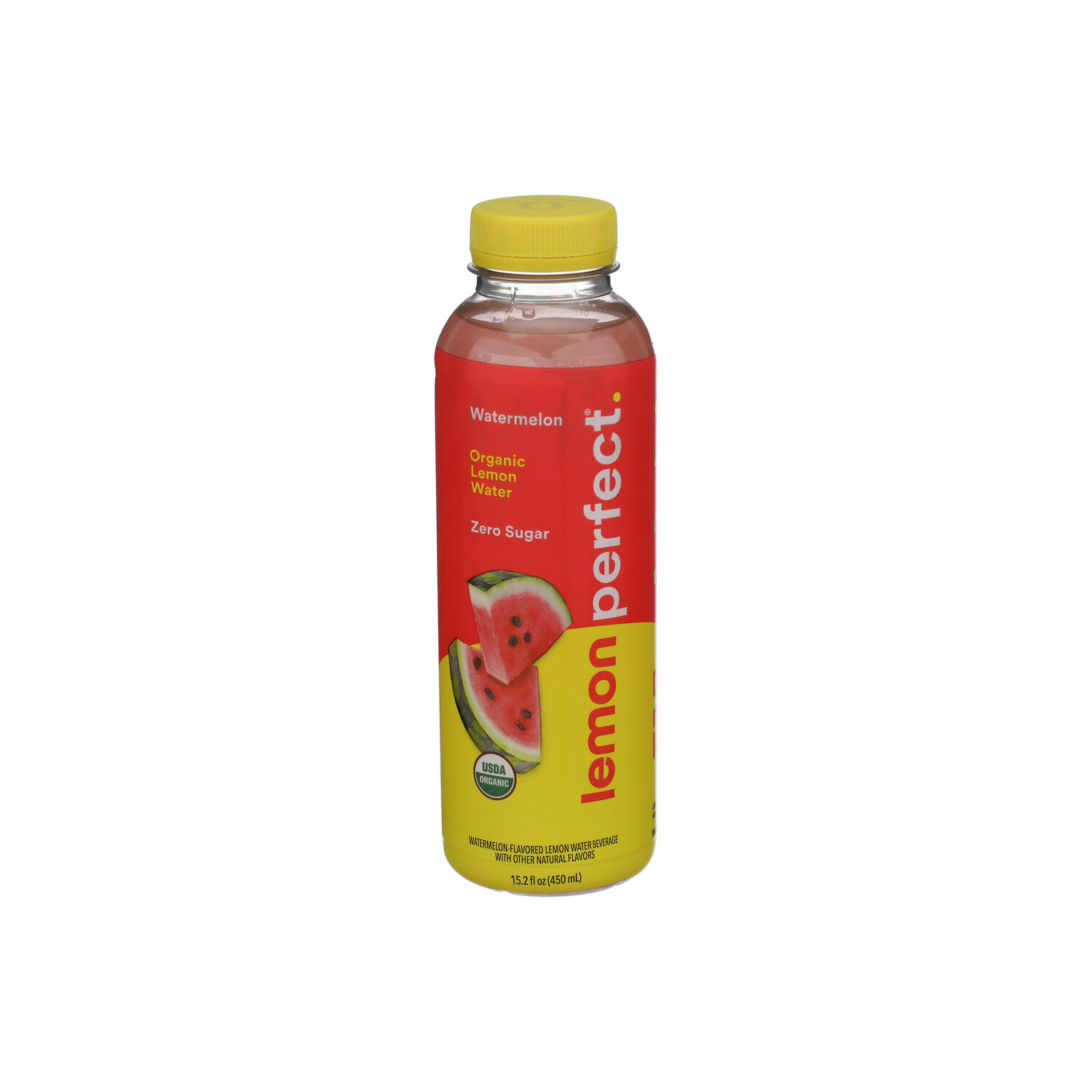 lemon perfect Zero Sugar Watermelon Organic Lemon Water - 15.2 Fluid Ounce Image 1 of 4