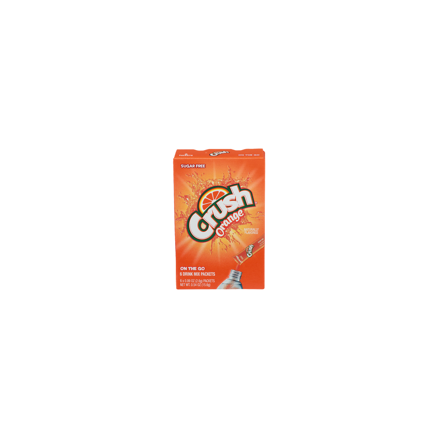 Crush Orange On The Go Drink Mix - 0.09 Ounce - 6 Count Image 1 of 4