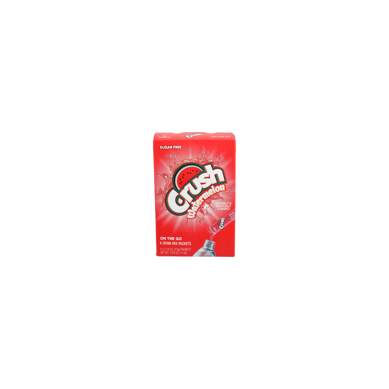 Crush Watermelon On The Go Drink Mix - 0.088 Ounce - 6 Count Image 1 of 4