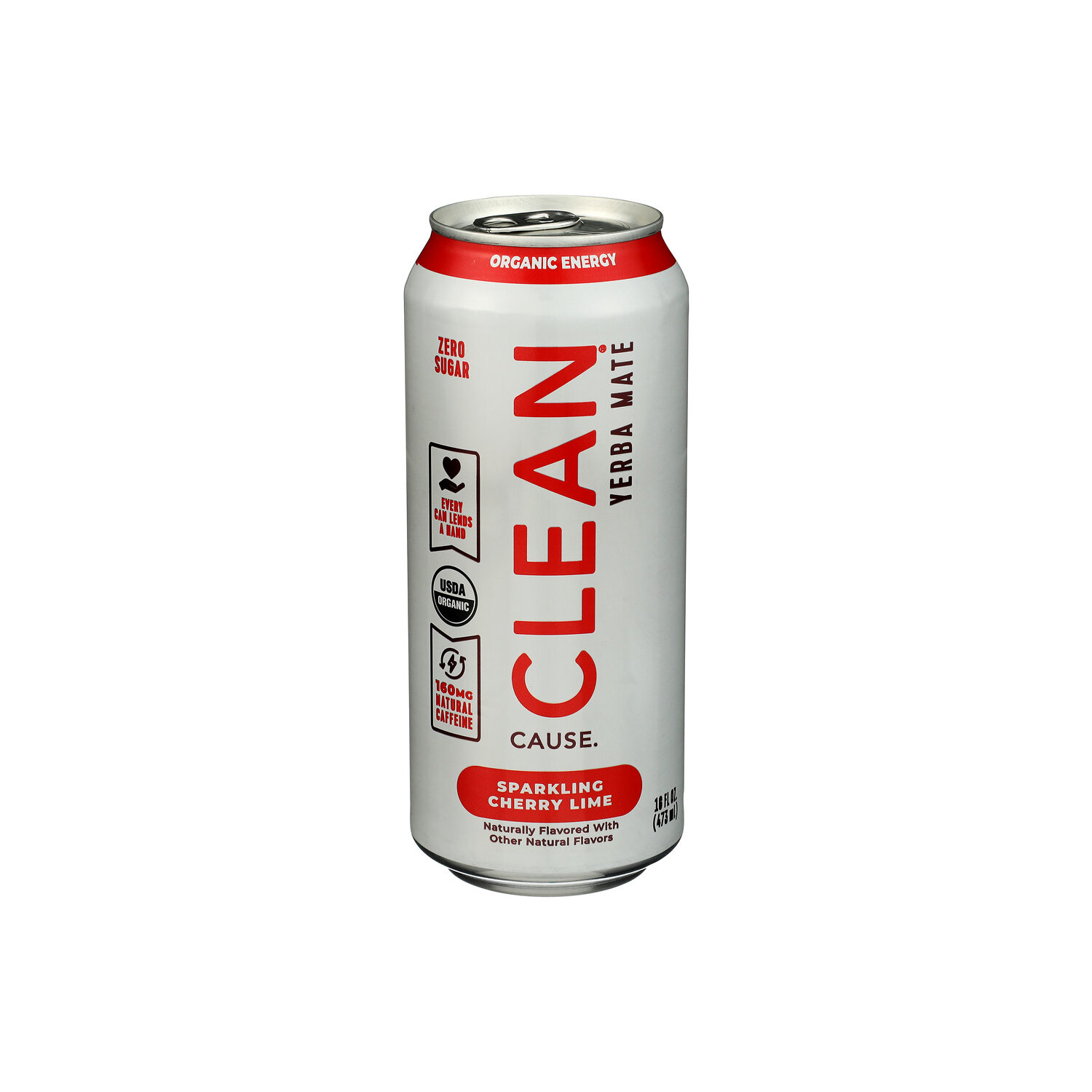 CLEAN CAUSE Yerba Mate Sparkling - 16 Fluid Ounce Image 1 of 4