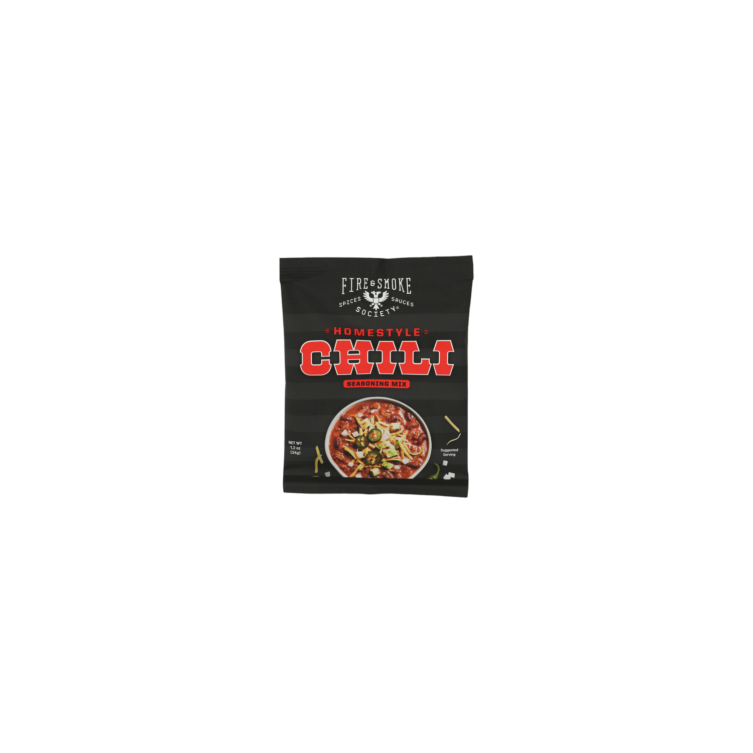 FIRE & SMOKE Homestyle Chili Seasoning Mix - 1.2 Ounce Image 1 of 4