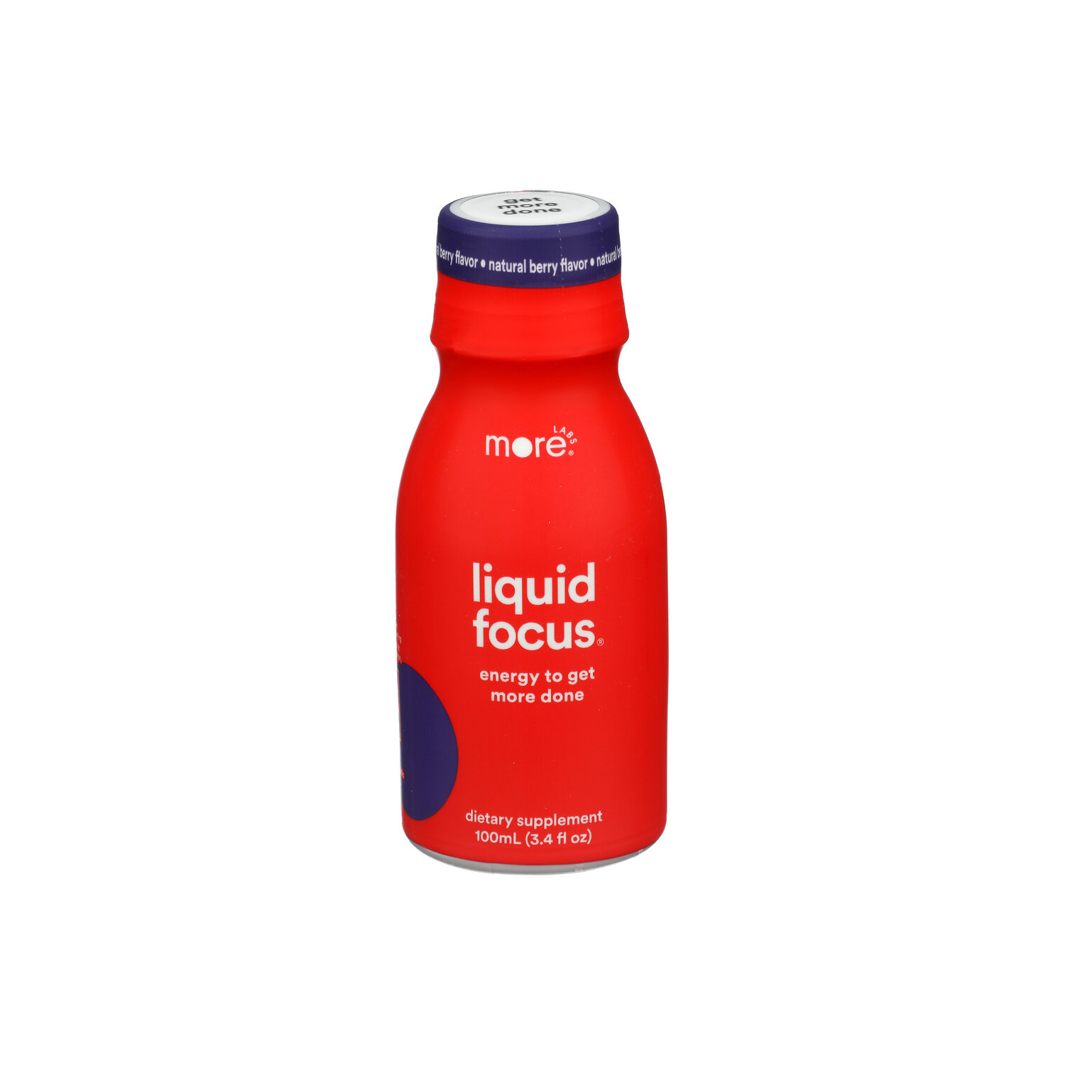 More Labs Natural Berry Ready To Drink Liquid Focus - 100 ml Image 1 of 2