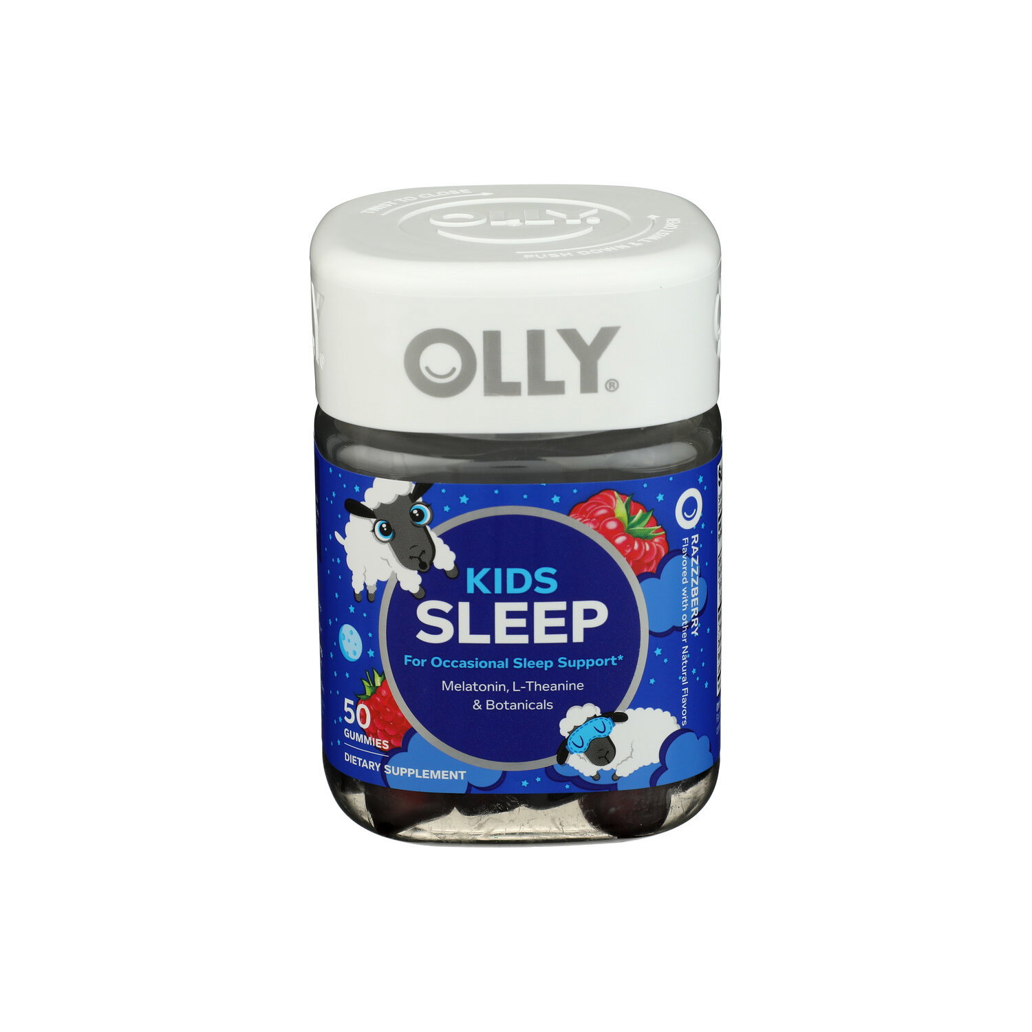 Olly Razzzberry Gummies Kids Sleep - 50 Count Image 1 of 2