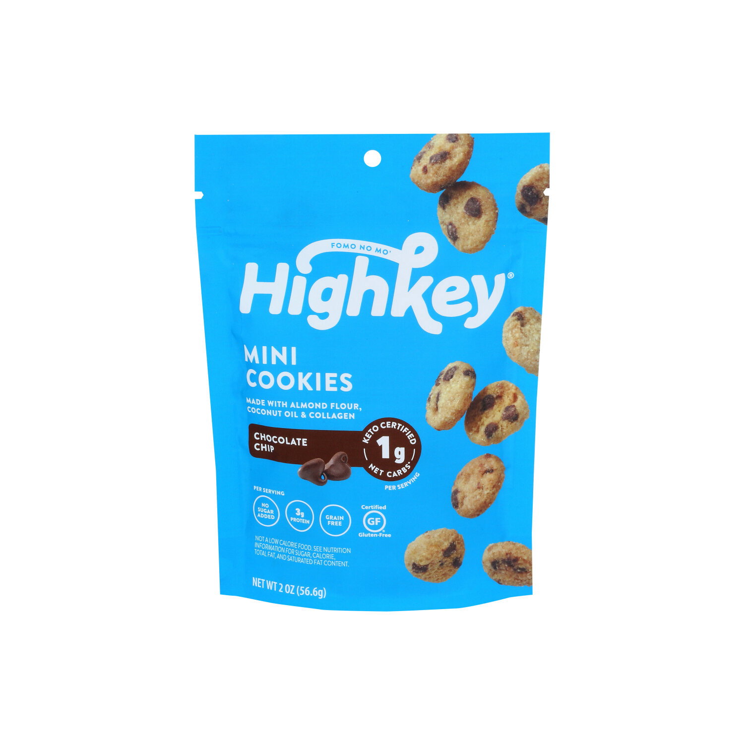 Highkey Chocolate Chip Mini Cookies - 2 Ounce Image 1 of 2