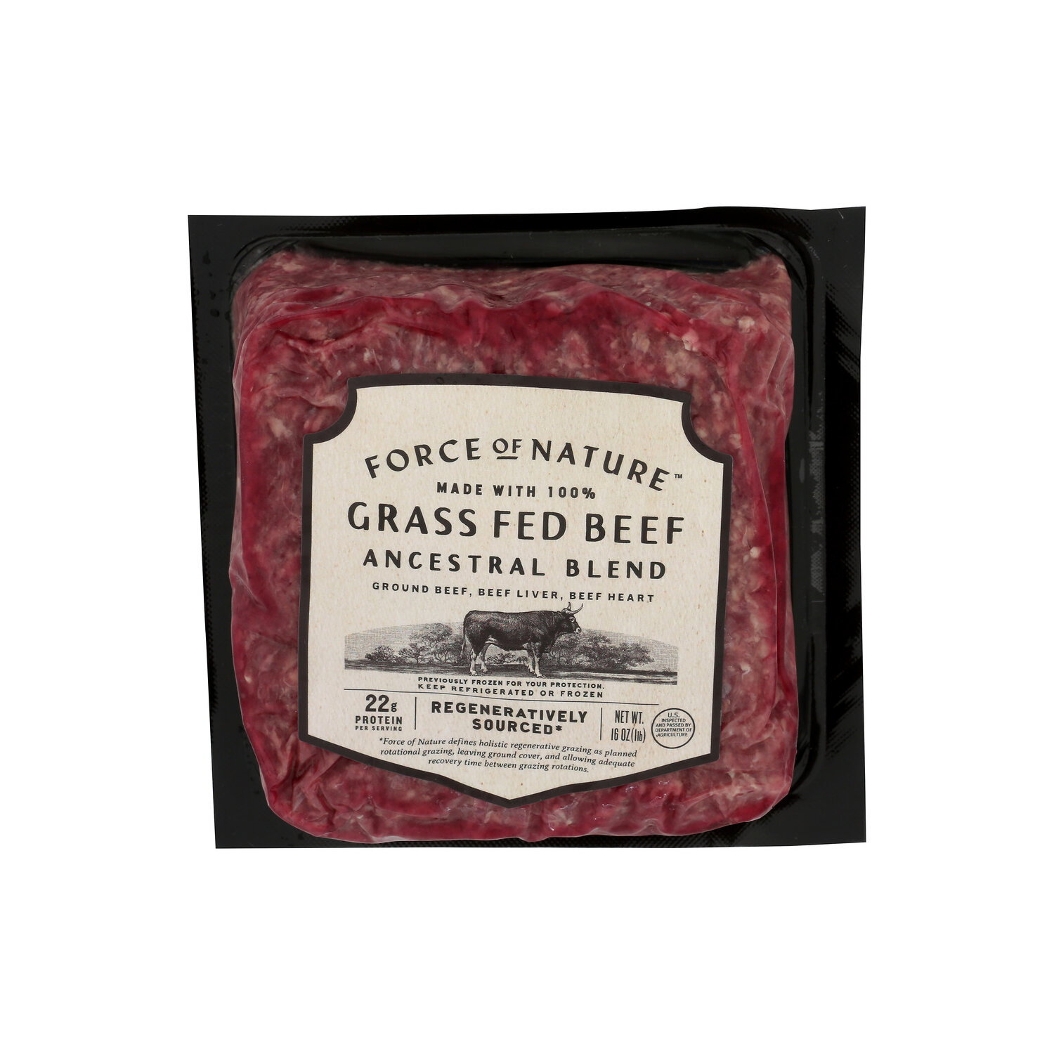 Force Of Nature Ancestral Blend Beef - 16 Ounce Image 1 of 4