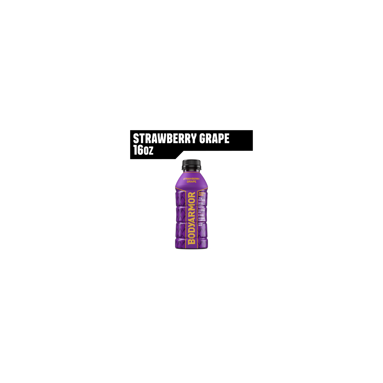 Bodyarmor Strawberry Grape Sports Drink Bottle - 16 Fluid Ounce Image 1 of 4