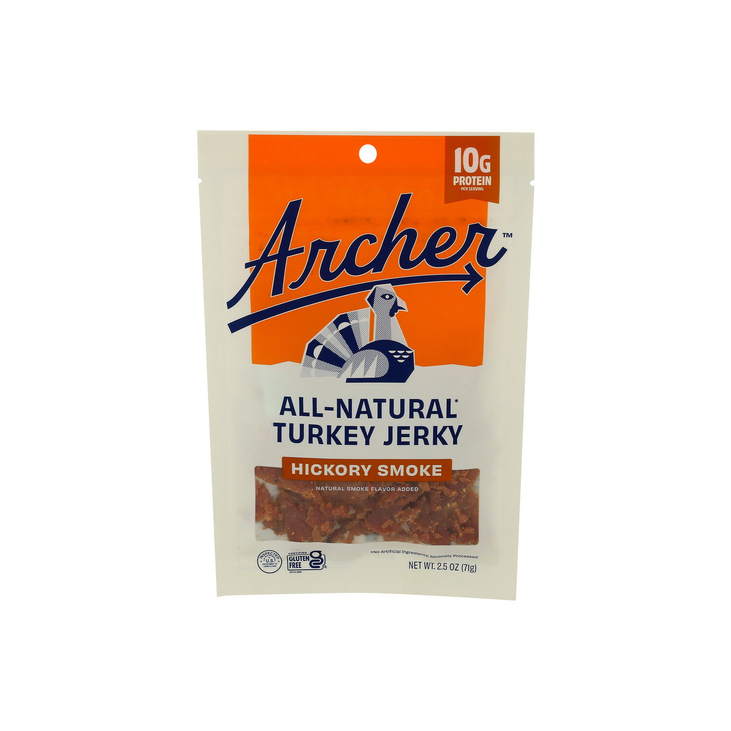 Country Archer Provisions Hickory Smoke Turkey Jerky - 2.5 Ounce Image 1 of 4