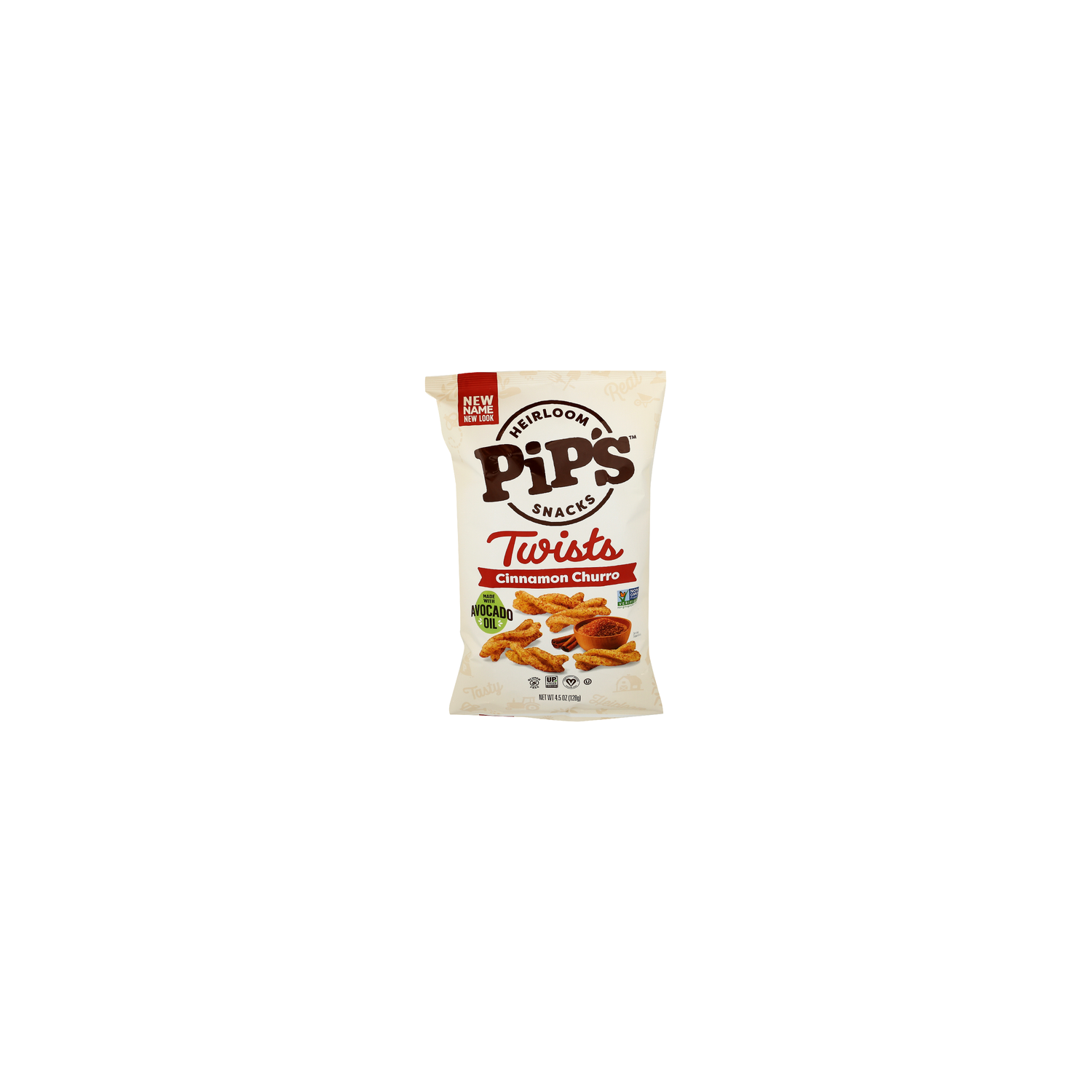 Pipcorn Heirloom Snacks Cinnamon Sugar Salty Snack Twists - 4.5 Ounce Image 1 of 4