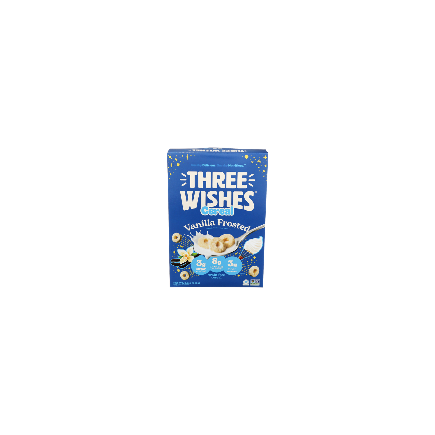 Three Wishes Frosted Grain Free Cereal - 8.6 Ounce Image 1 of 4