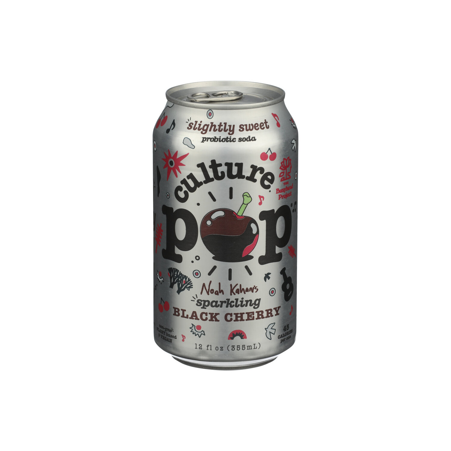 Culture Sparkling Black Cherry Probiotic Soda - 12 Fluid Ounce Image 1 of 4