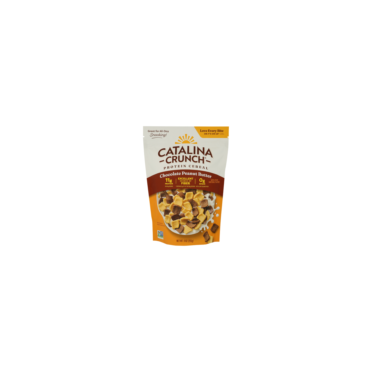 Catalina Crunch Chocolate Peanut Butter Gluten Free, Vegan, Sugar Low Fat Protein Cereal - 9 Ounce Image 1 of 4