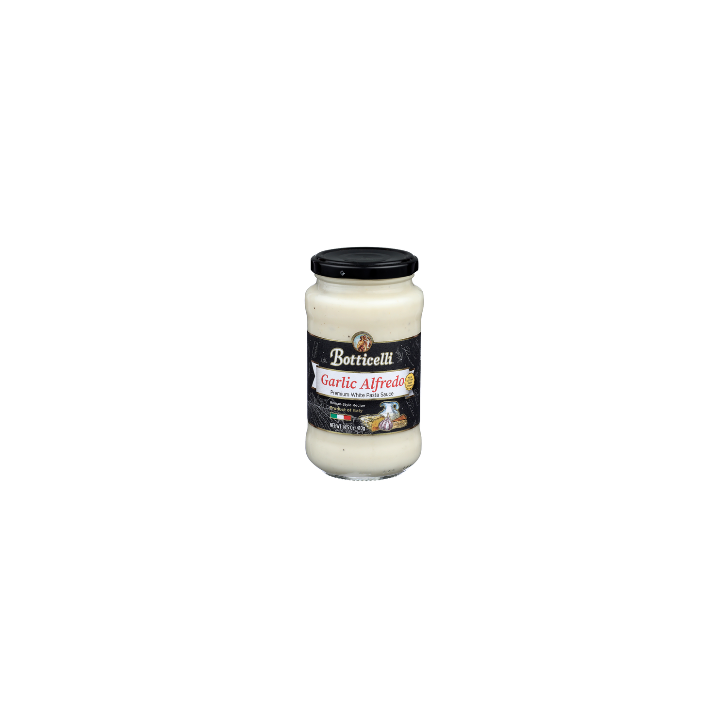 Botticelli Garlic Alfredo Roman-Style Recipe Premium White Pasta Sauce - 14.5 Ounce Image 1 of 4