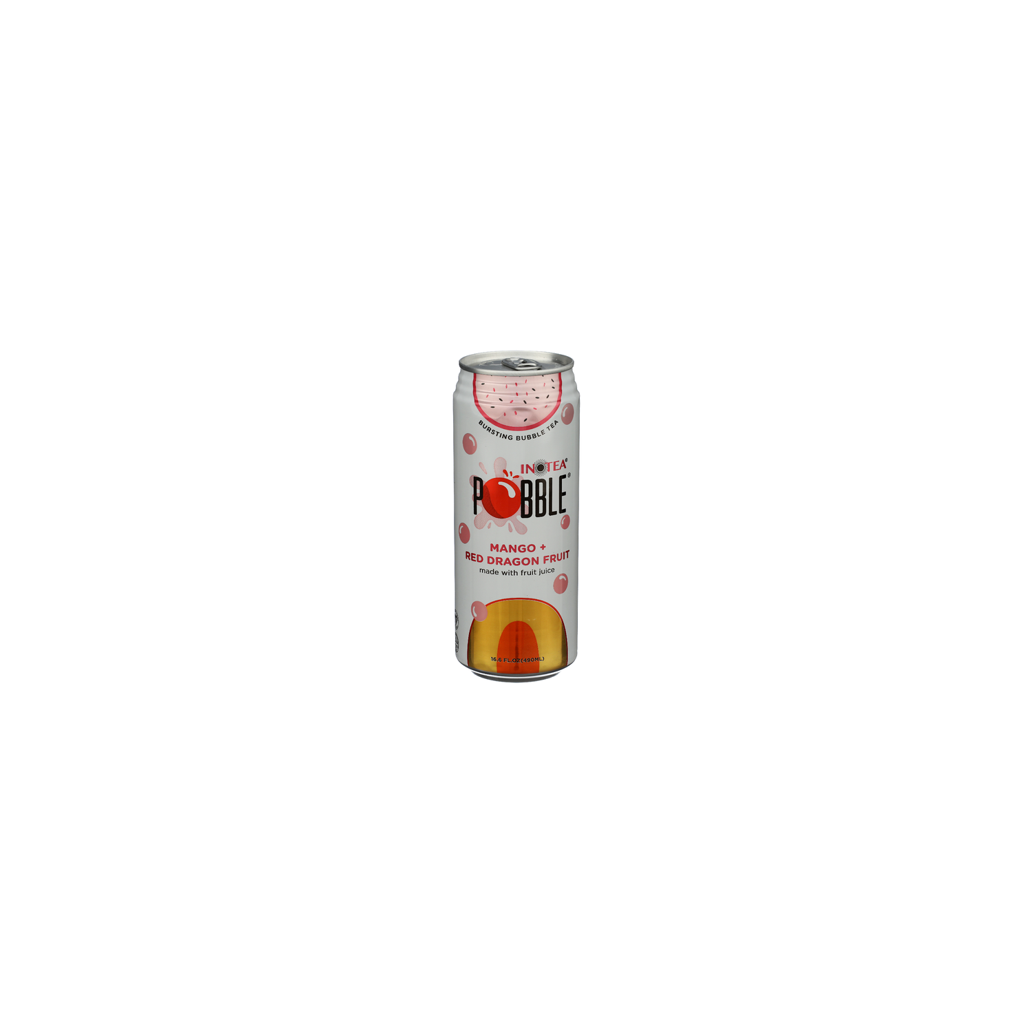 Inotea Mango + Red Dragon Fruit Tea Pobble - 16.6 Fluid Ounce Image 1 of 4