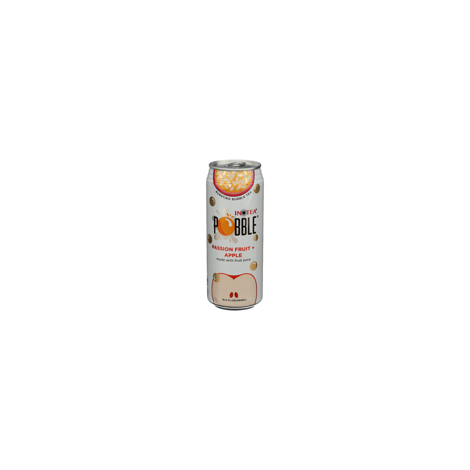 Inotea Passion Fruit + Apple Tea Pobble - 16.6 Fluid Ounce Image 1 of 4